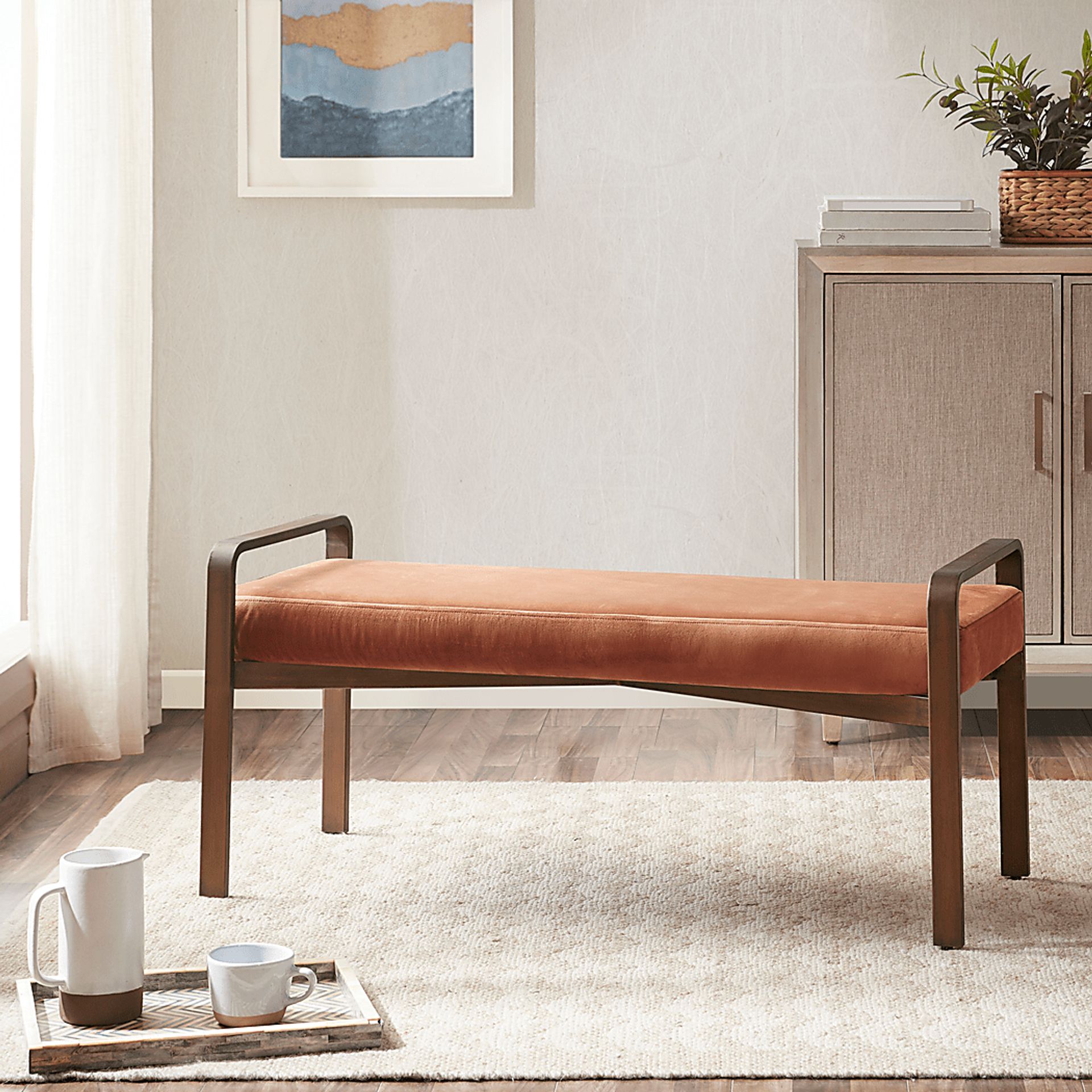 Polhemus Rust Accent Bench - Image 6