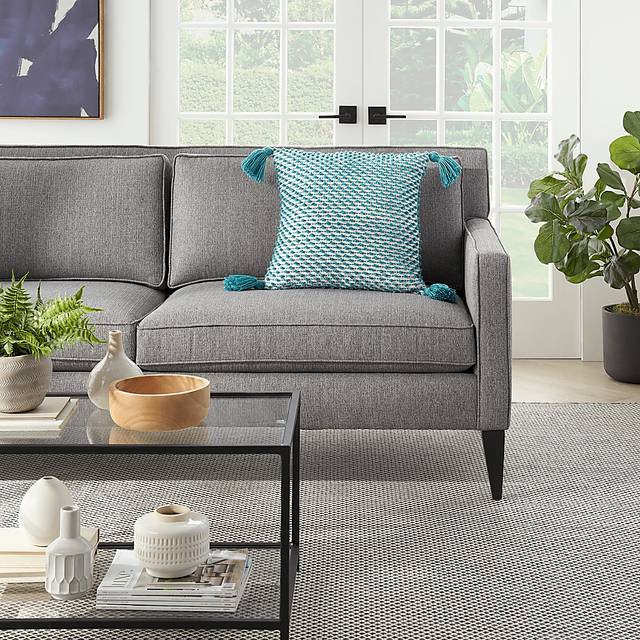 Pollenfur Turquoise Indoor/Outdoor Accent Pillow - Thumbnail - Image 2