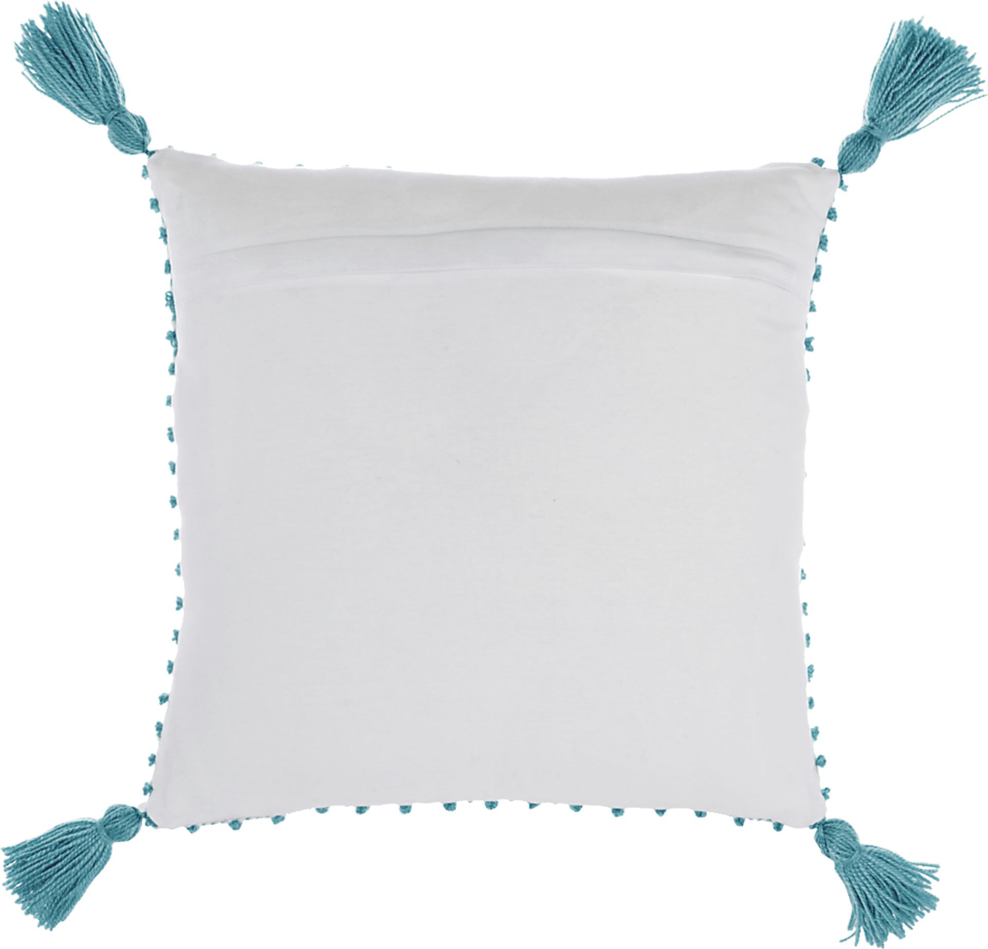 Pollenfur Turquoise Indoor/Outdoor Accent Pillow - Image 6