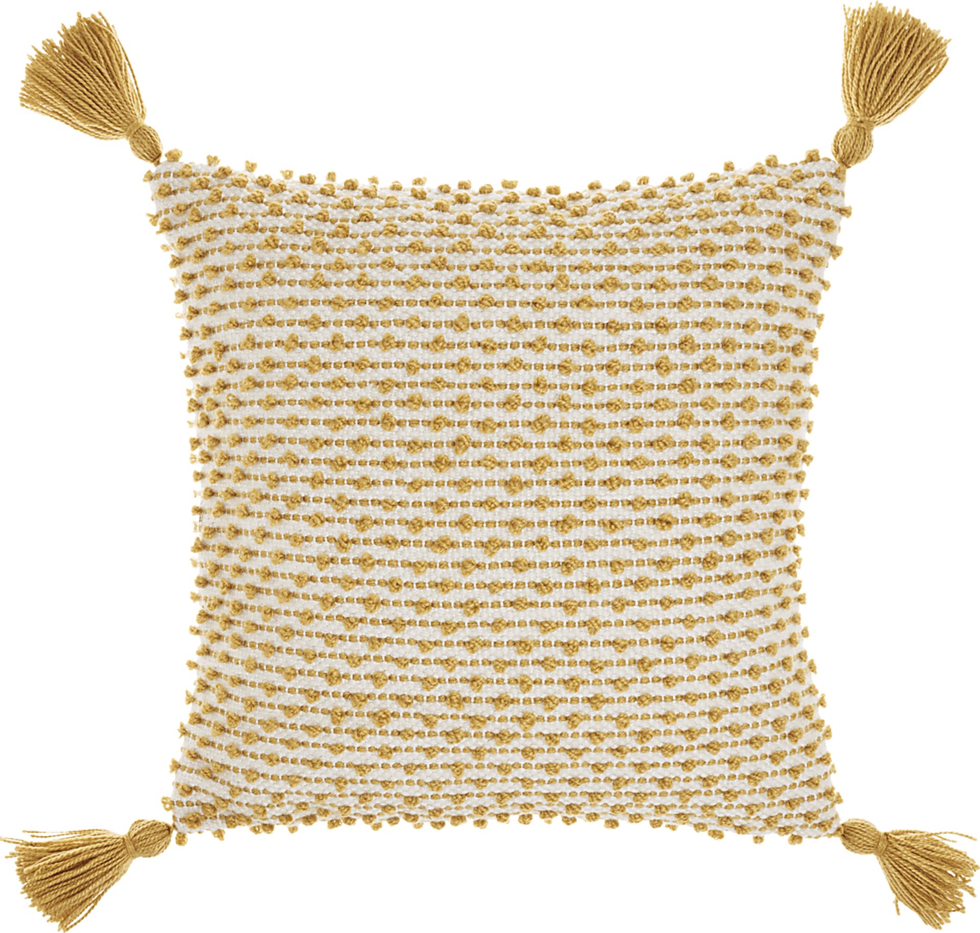 Pollenfur Yellow Indoor/Outdoor Accent Pillow - Image 1