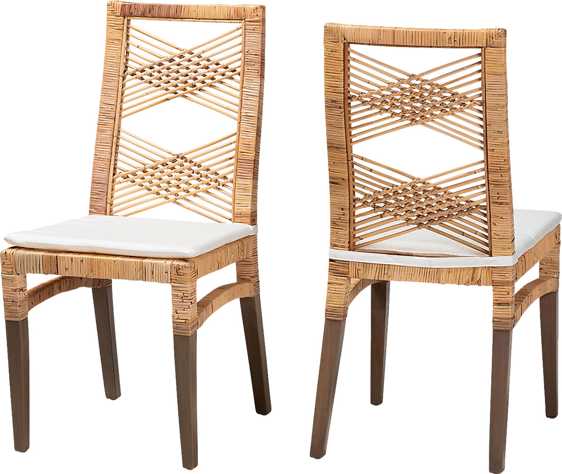 Polnera Brown Side Chair Set of 2 - Image 1