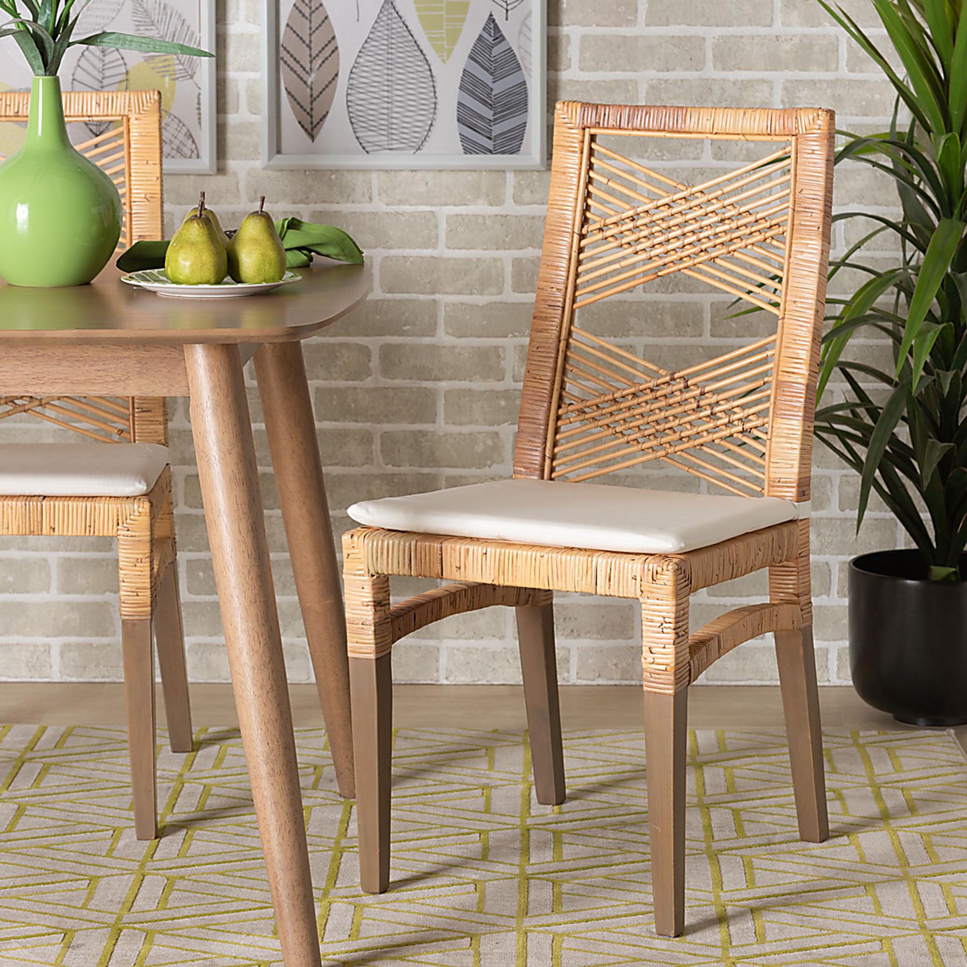 Polnera Brown Side Chair - Image 2