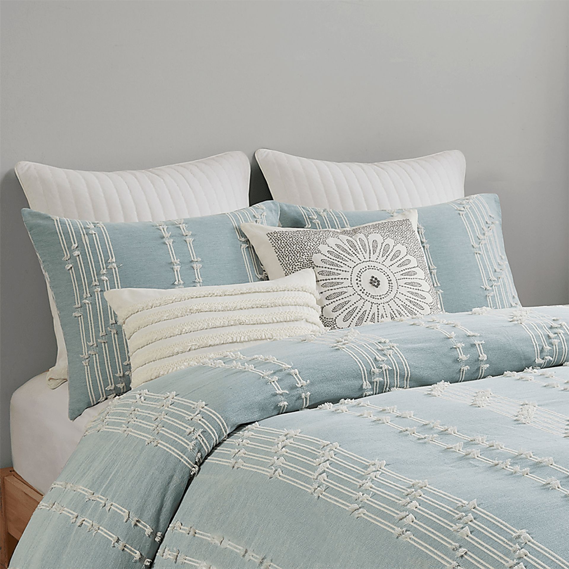 Polopony Blue 3 Pc Full/Queen Comforter Set - Image 9