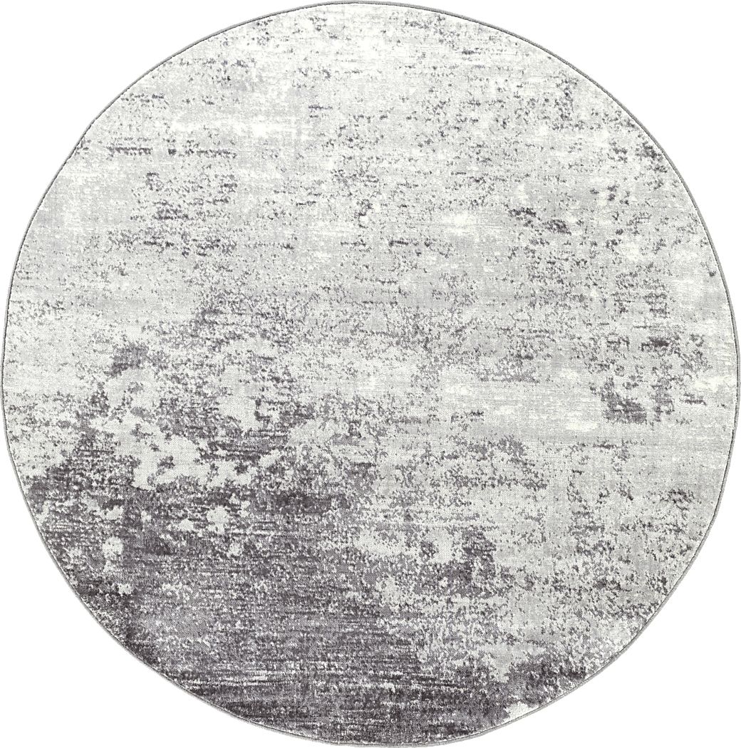 Polvogt II Slate 5'3 Round Rug