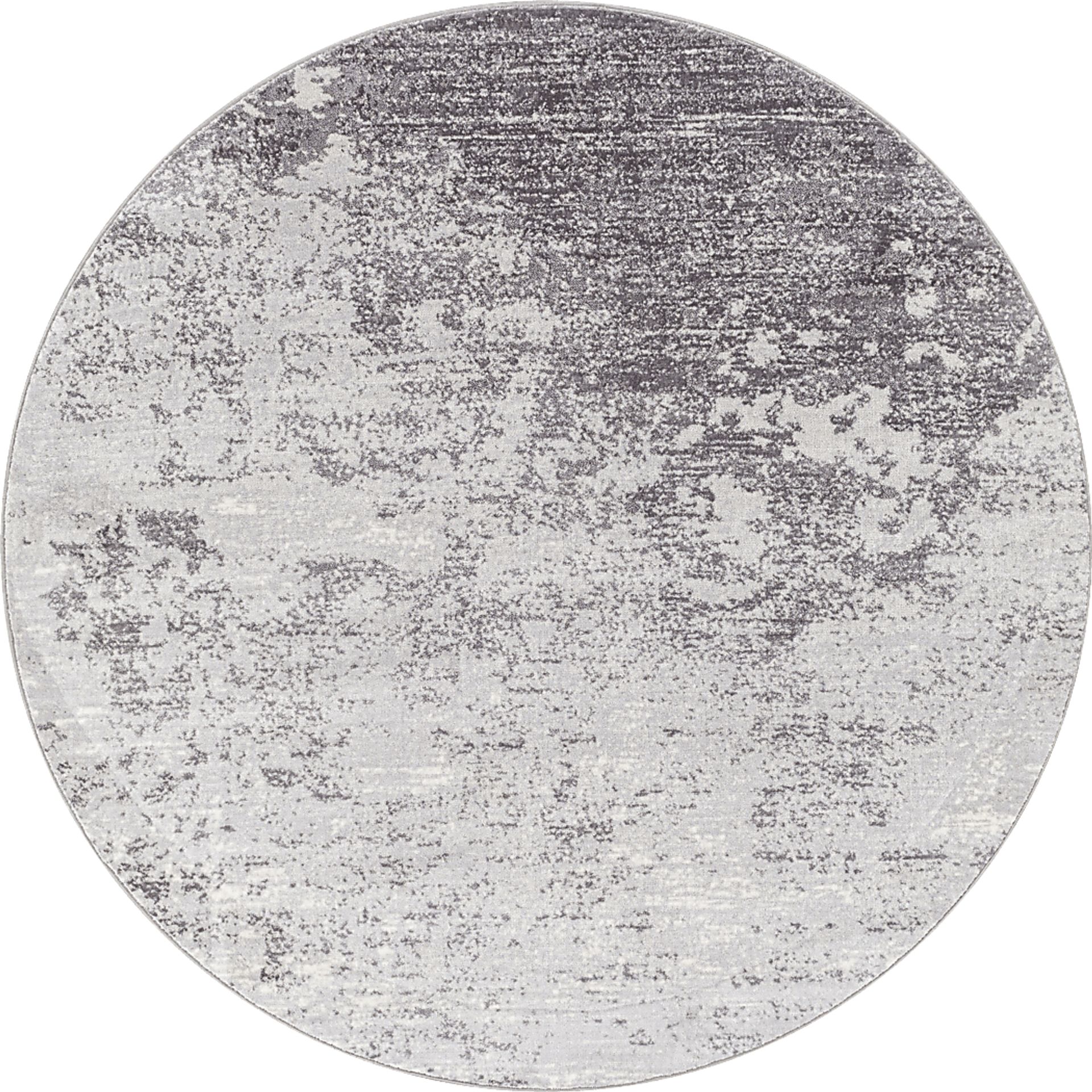 Polvogt II Slate 6'7 Round Rug - Image 1