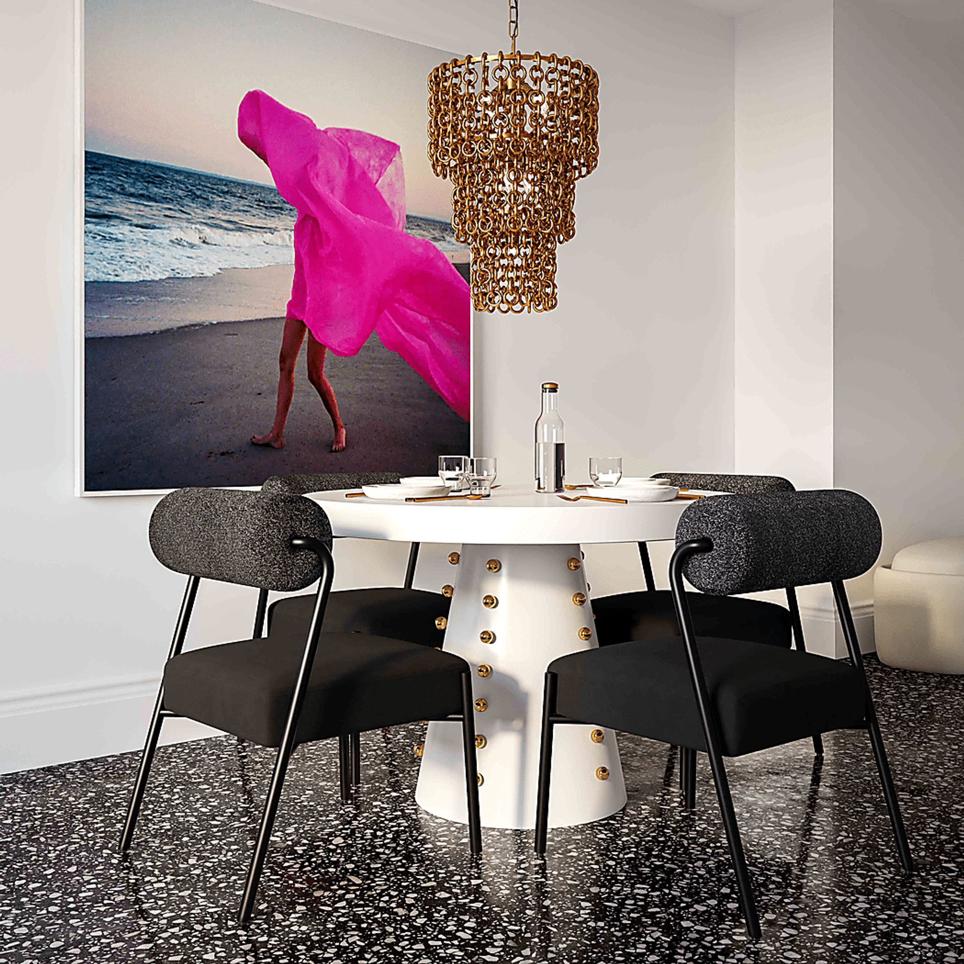 Polvorosa Black Dining Chair, Set of 2 - Image 2