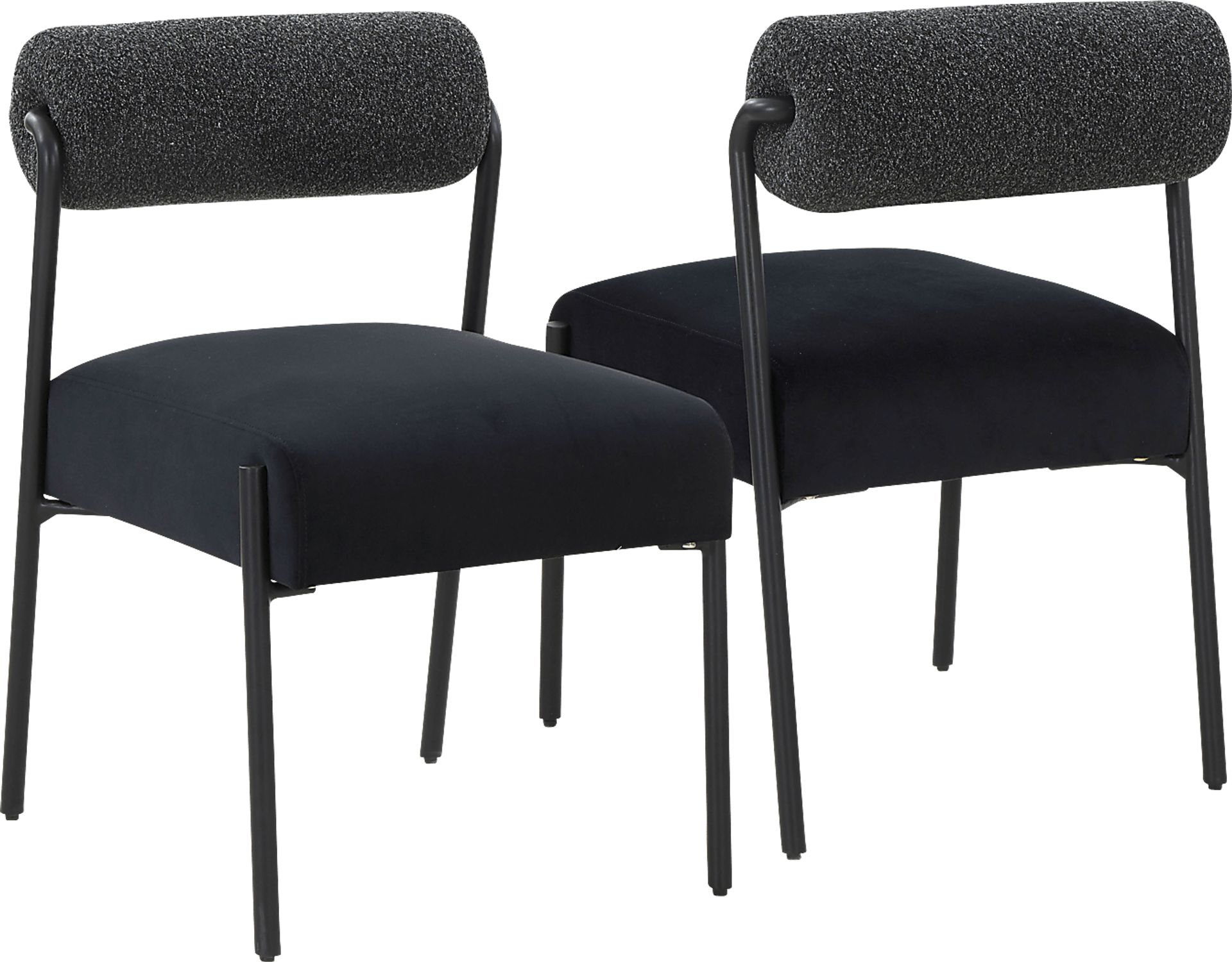 Polvorosa Black Dining Chair, Set of 2 - Image 1