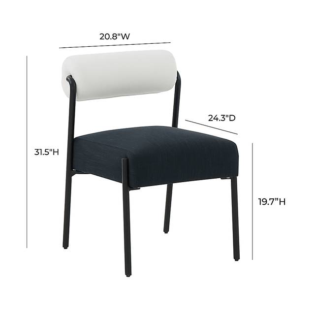 Polvorosa White Dining Chair, Set of 2 - Thumbnail - Image 7