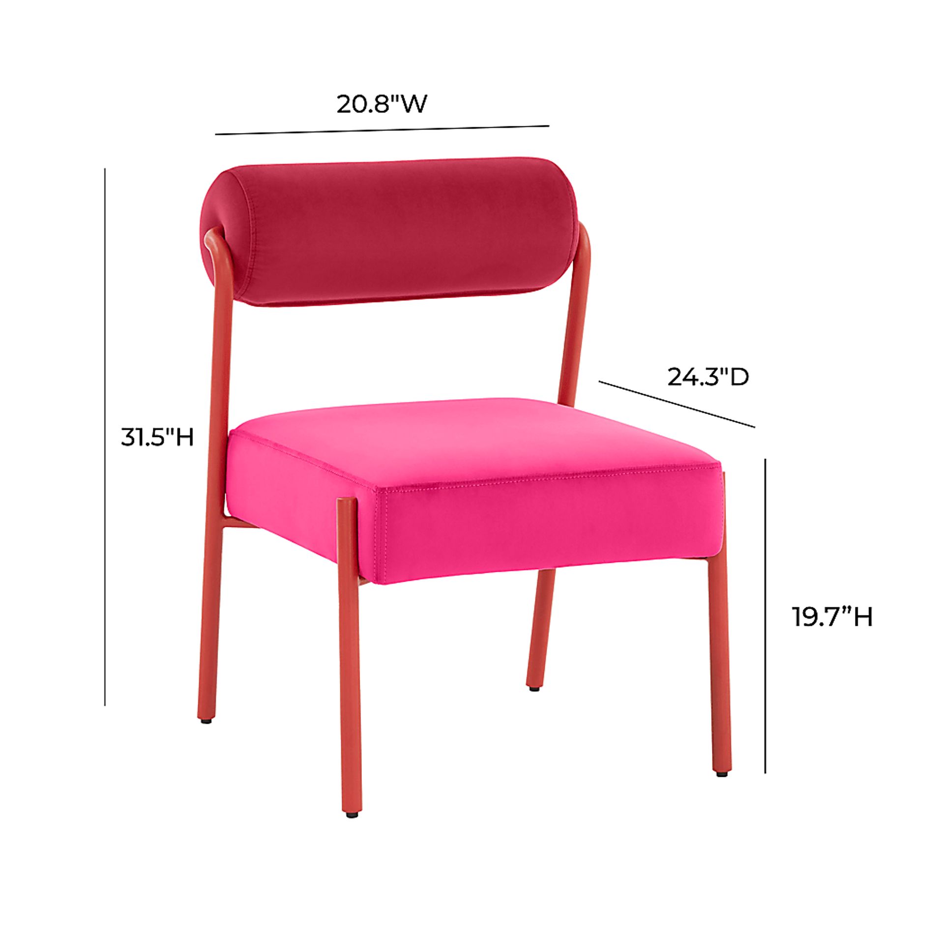 Polvorosa Pink Dining Chair, Set of 2 - Image 7