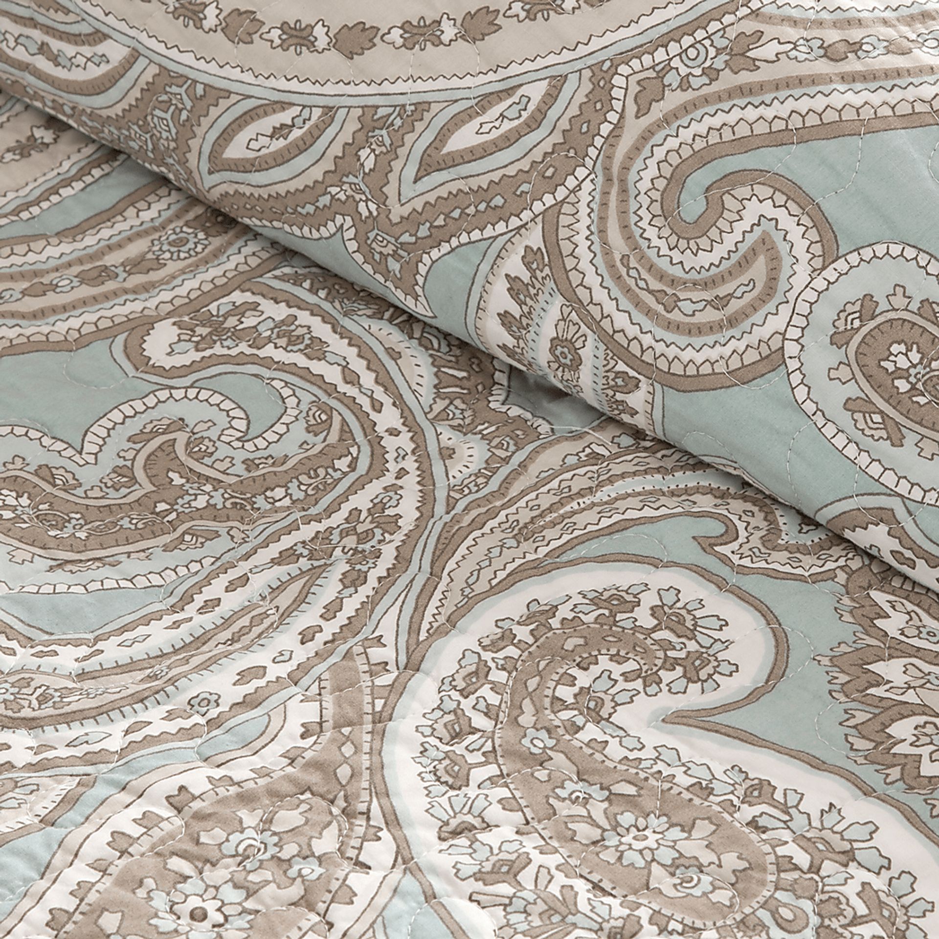 Polymnia Blue 4 Pc King/California King Coverlet Set - Image 4