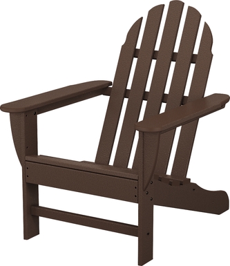 POLYWOOD Classic Mahogany Outdoor Adirondack Chair