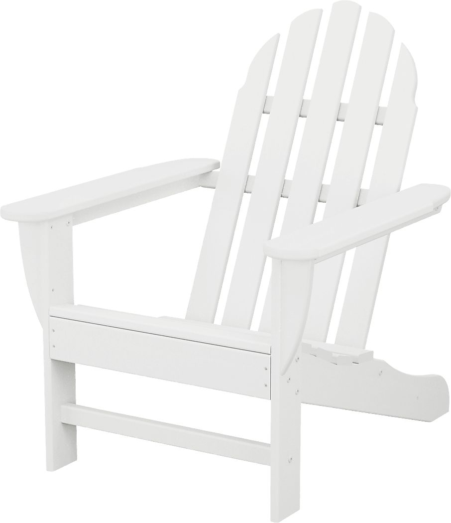 POLYWOOD Classic White Outdoor Adirondack Chair