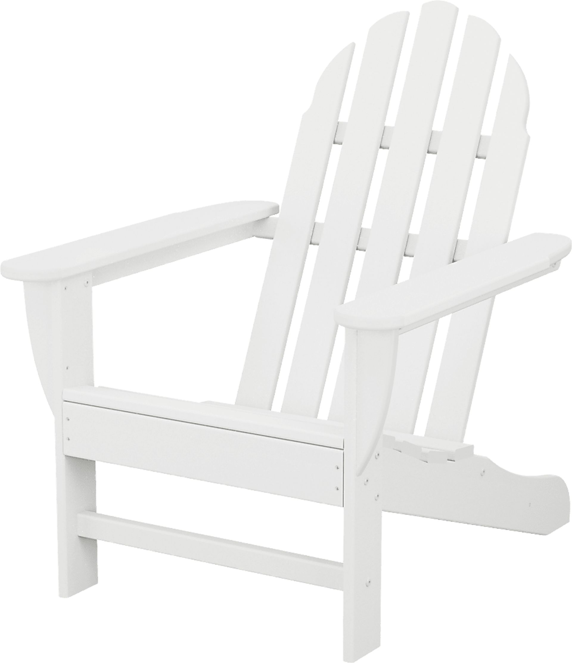 POLYWOOD Classic White Outdoor Adirondack Chair - Image 1