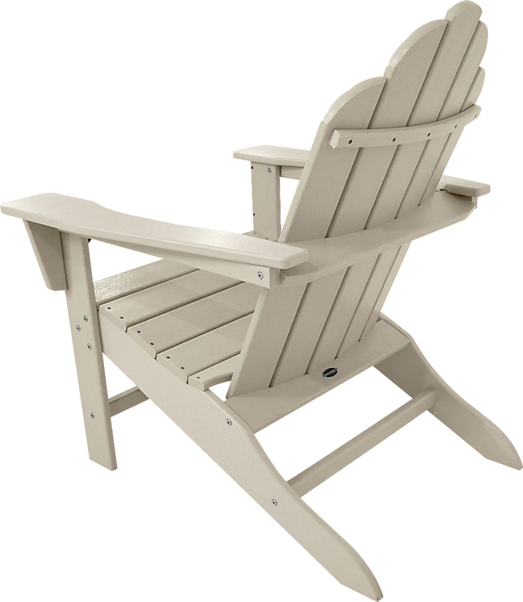 POLYWOOD Long Island Sand Outdoor Adirondack Chair Rooms To Go