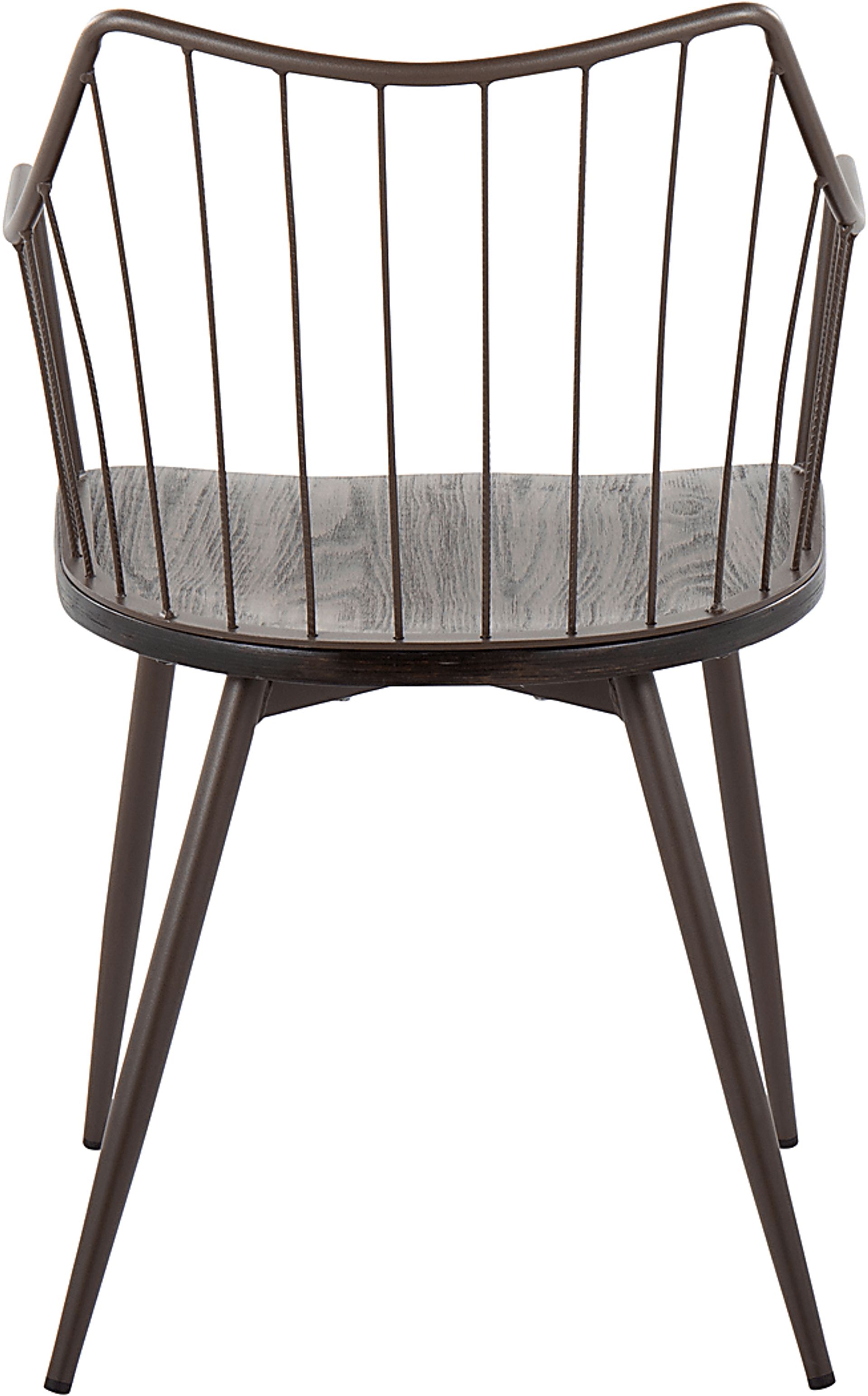 Pomarico Brown Arm Chair - Image 3