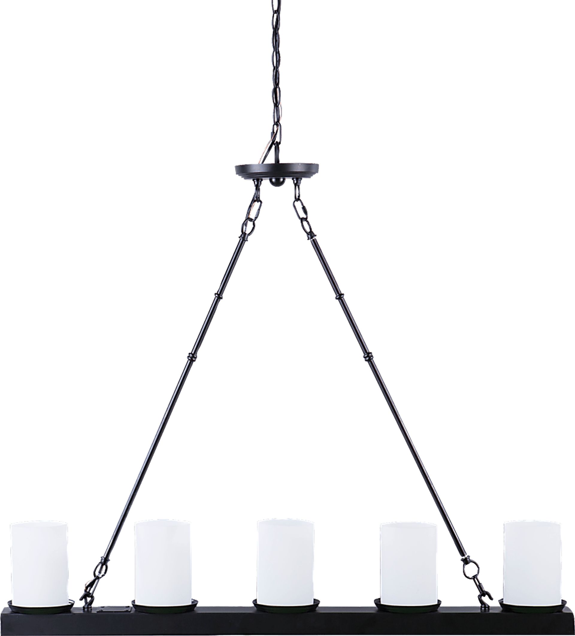 Pomfret Black Chandelier - Image 1