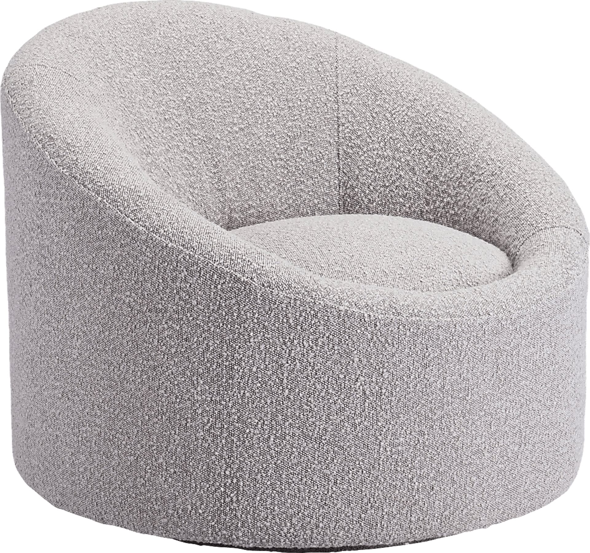 Pommesse Gray Accent Chair - Image 1