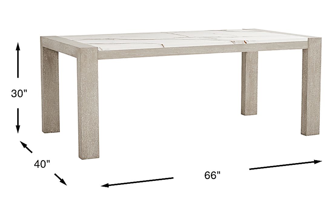 Pompei Gray Dining Table