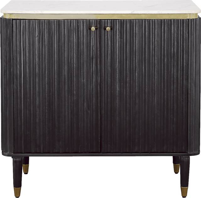 Pondside Black Bar Cabinet - Thumbnail - Image 4