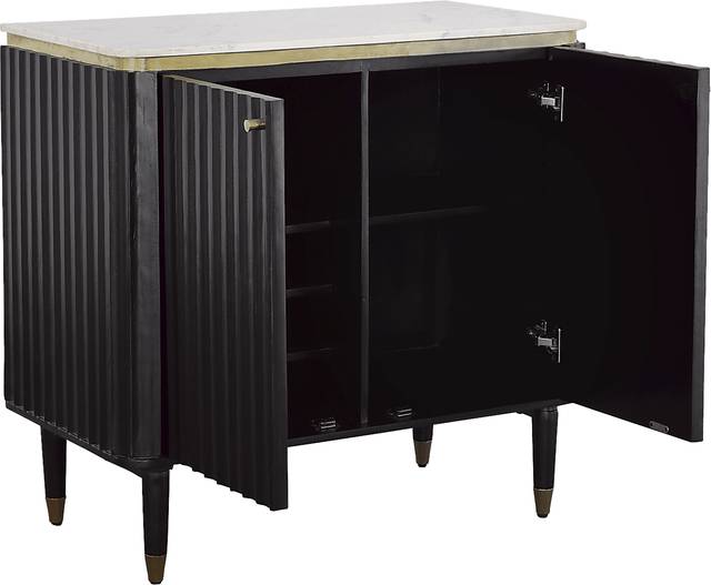 Pondside Black Bar Cabinet - Thumbnail - Image 5