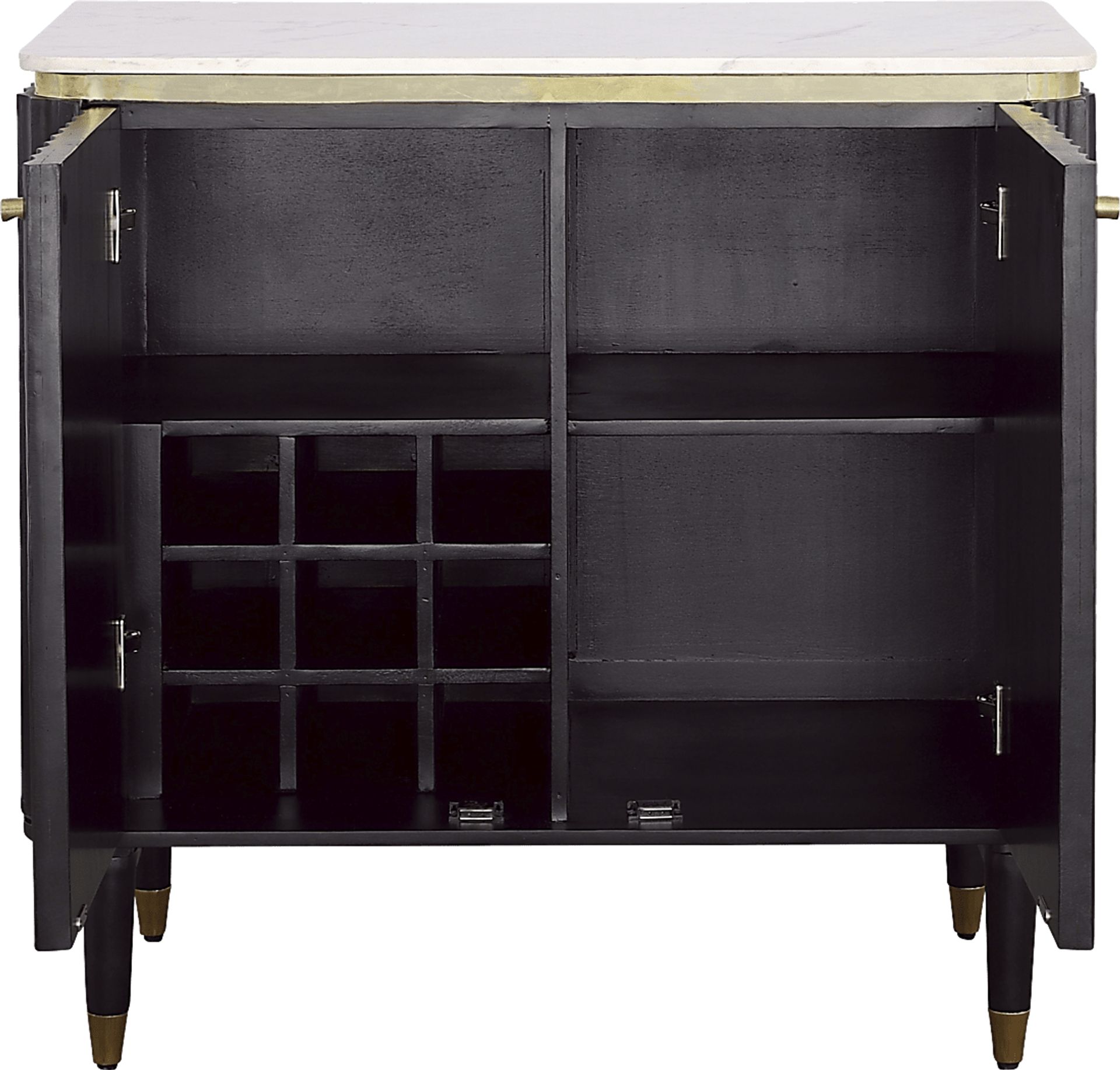 Pondside Black Bar Cabinet - Image 6