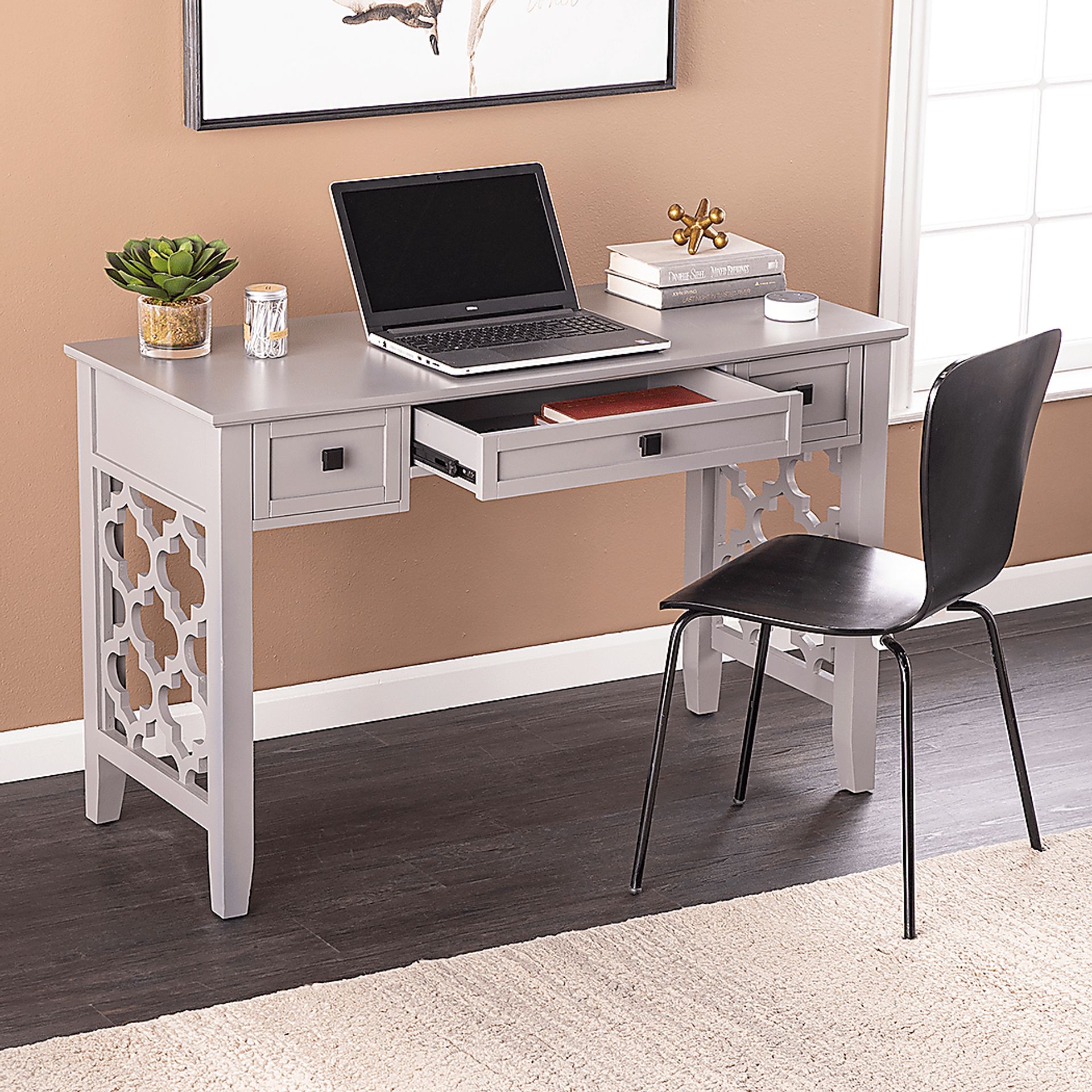 Pondwood Gray Desk - Image 9