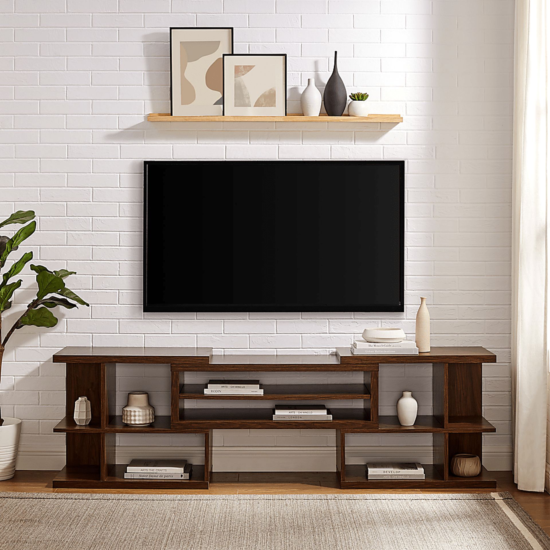Poneal Walnut 55 in. Console - Image 3
