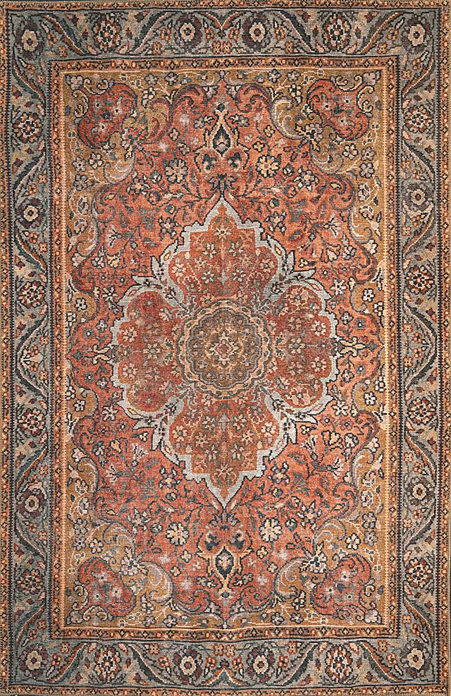 Pongan Rust 8'4 x 11'6 Rug - Thumbnail - Image 1
