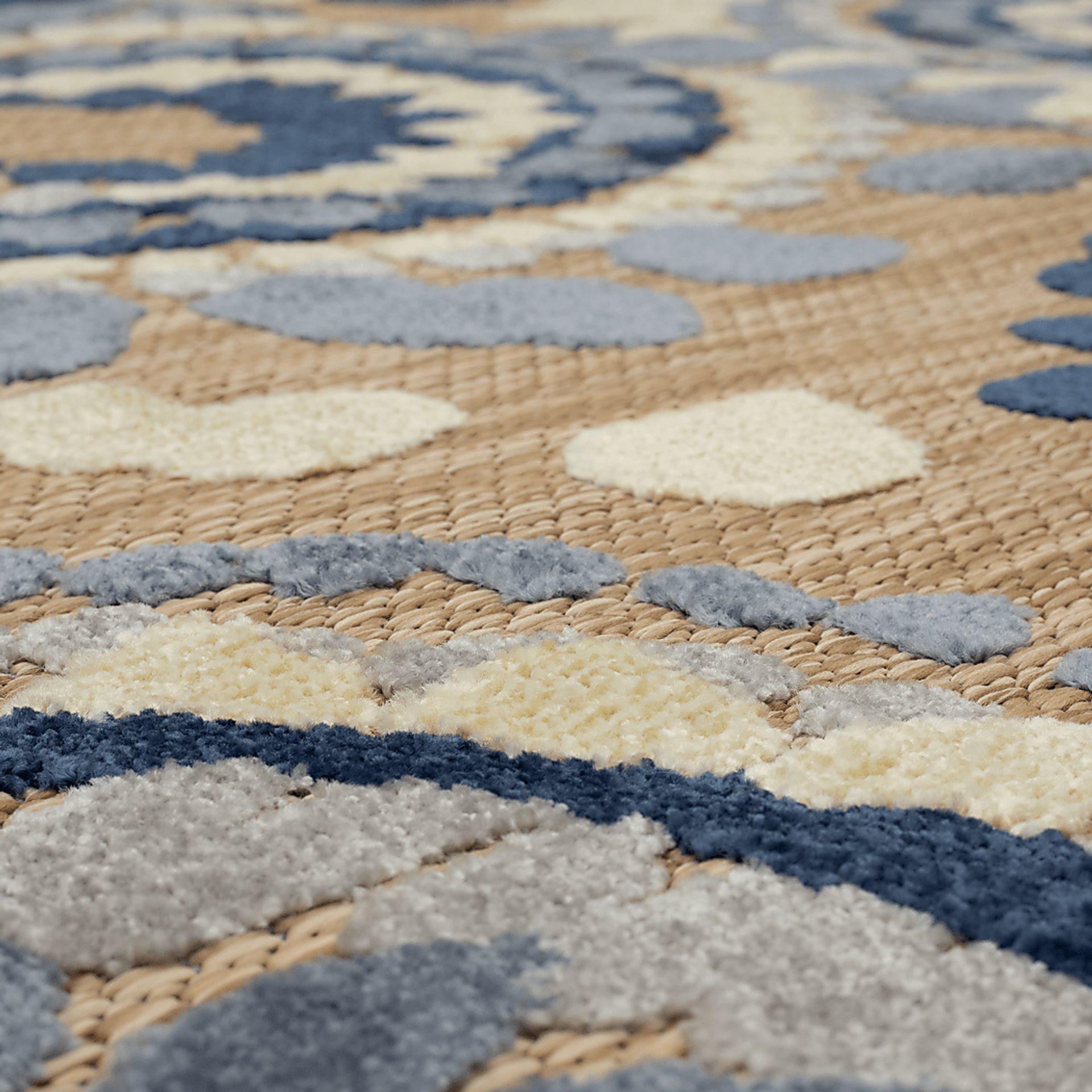 Ponsard Coast Blue 7'10 x 10' Indoor/Outdoor Rug - Image 5