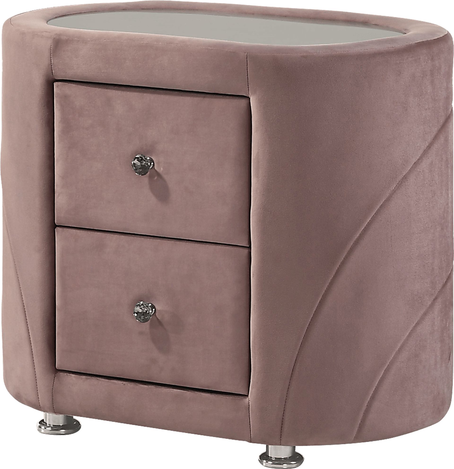 Pontiff Pink Nightstand - Image 1