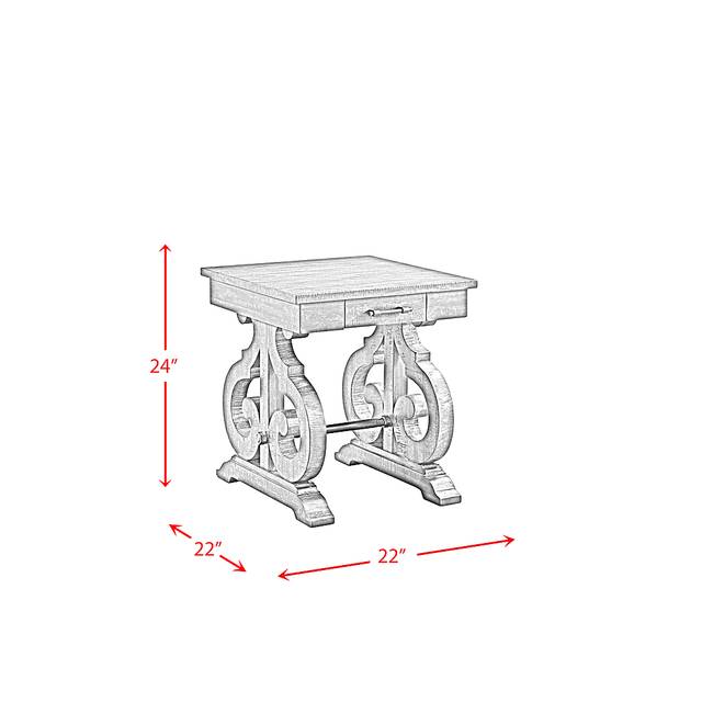 Pontotoc Brown End Table - Thumbnail - Image 5