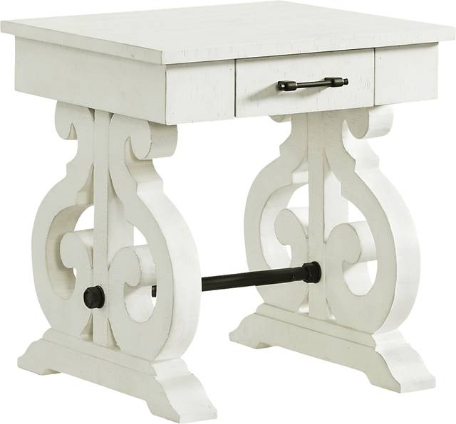 Pontotoc White End Table - Thumbnail - Image 1