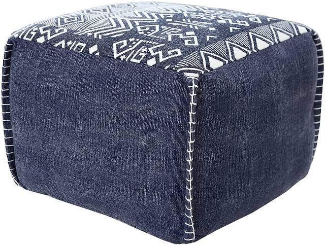 Popilen Blue Pouf - Thumbnail - Image 4