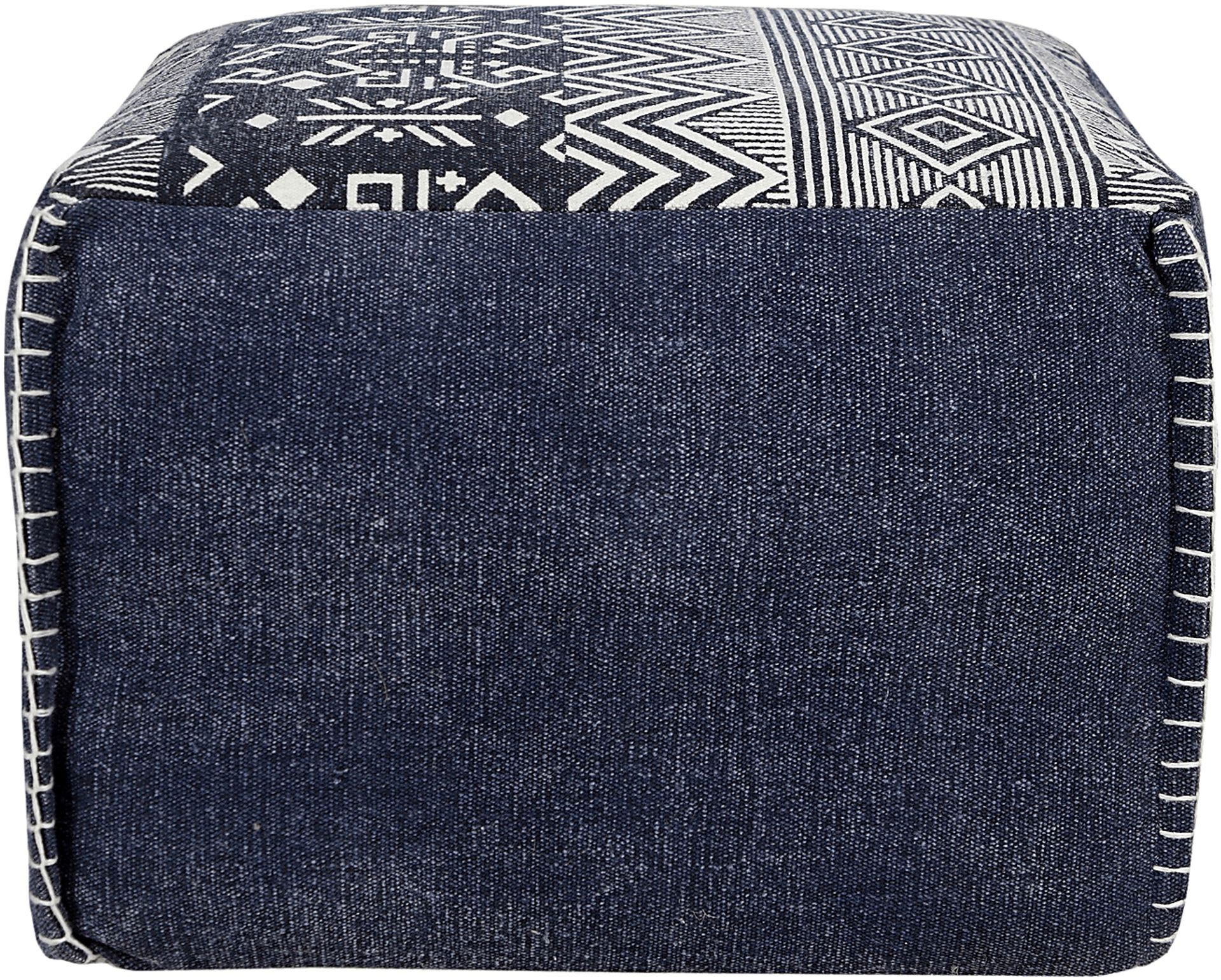 Popilen Blue Pouf - Image 5
