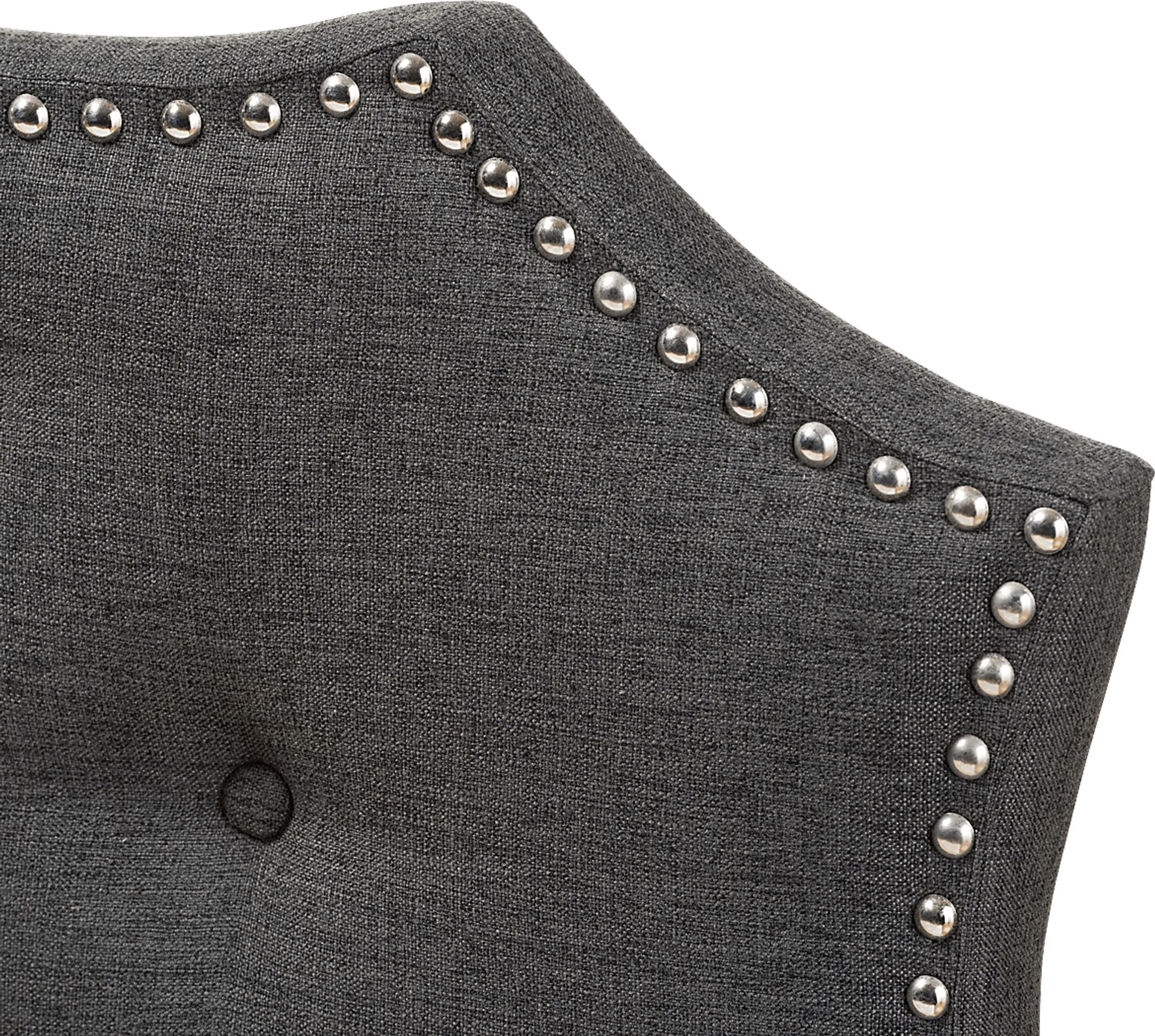 Poppleton Charcoal Queen Upholstered Headboard - Image 4