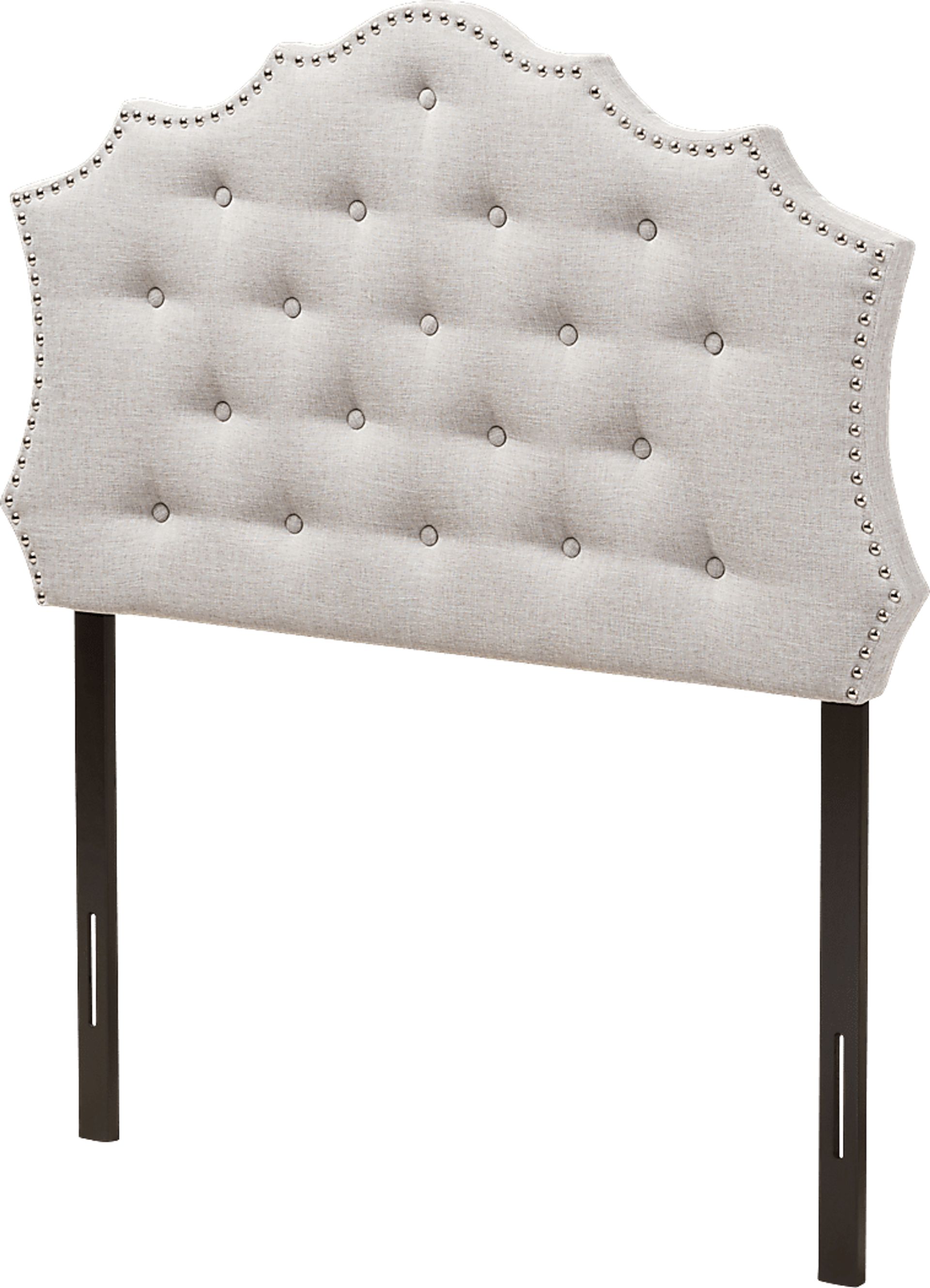 Poppleton Gray Full Upholstered Headboard - Image 3