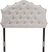 Poppleton Gray Twin Upholstered Headboard