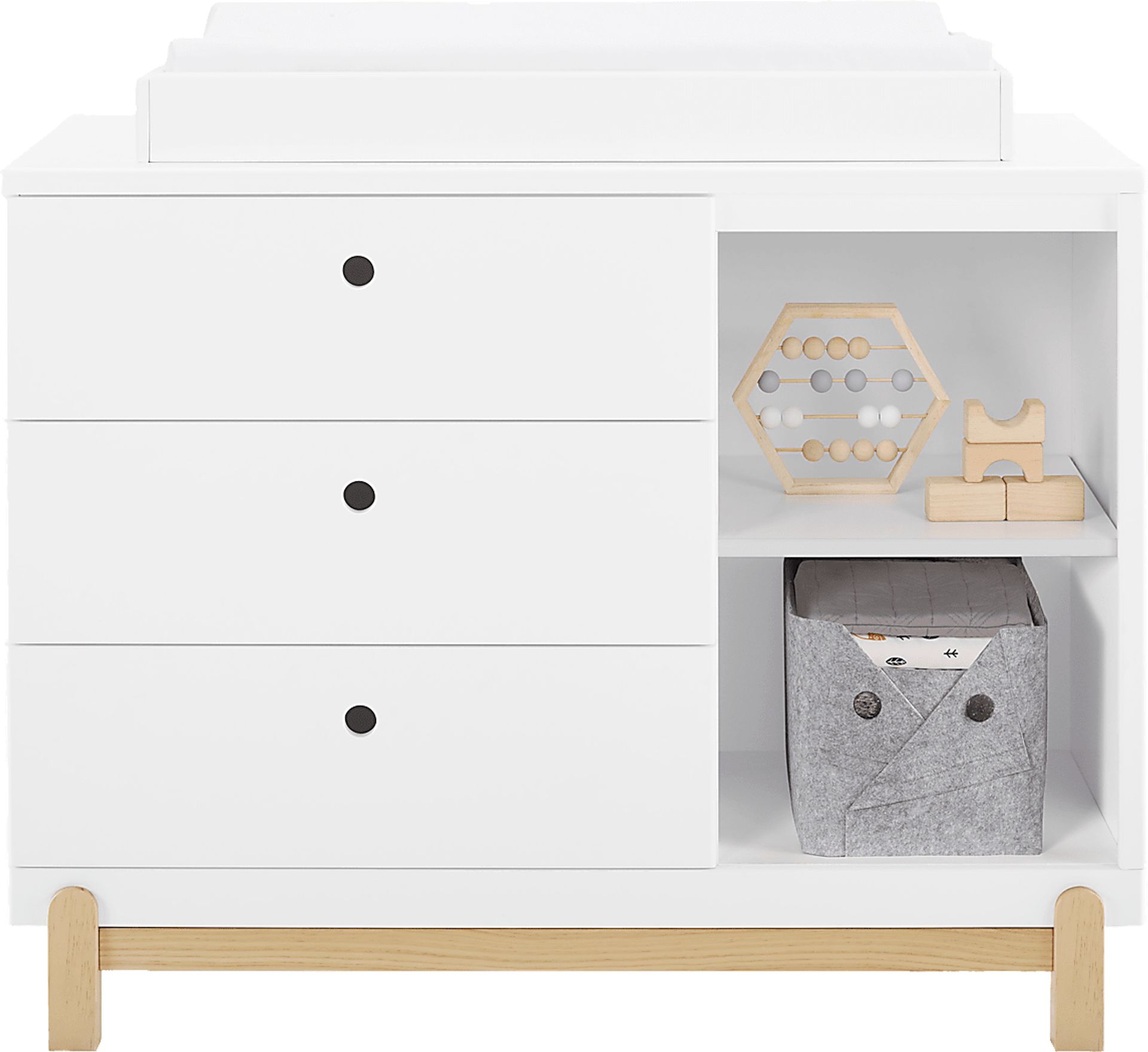 Kids Poppy White Dresser - Image 5