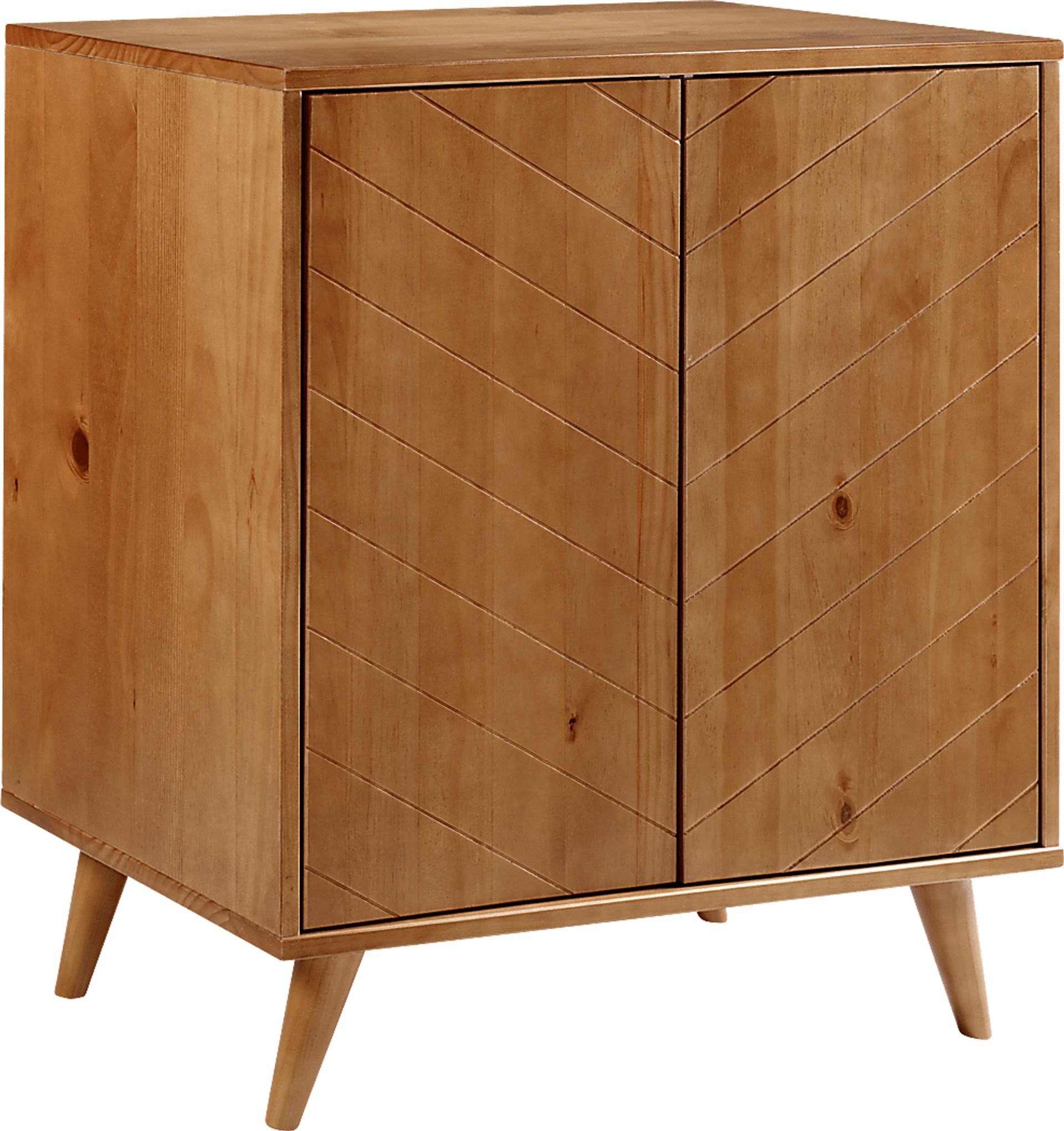 Porkeny Caramel Accent Cabinet - Image 1