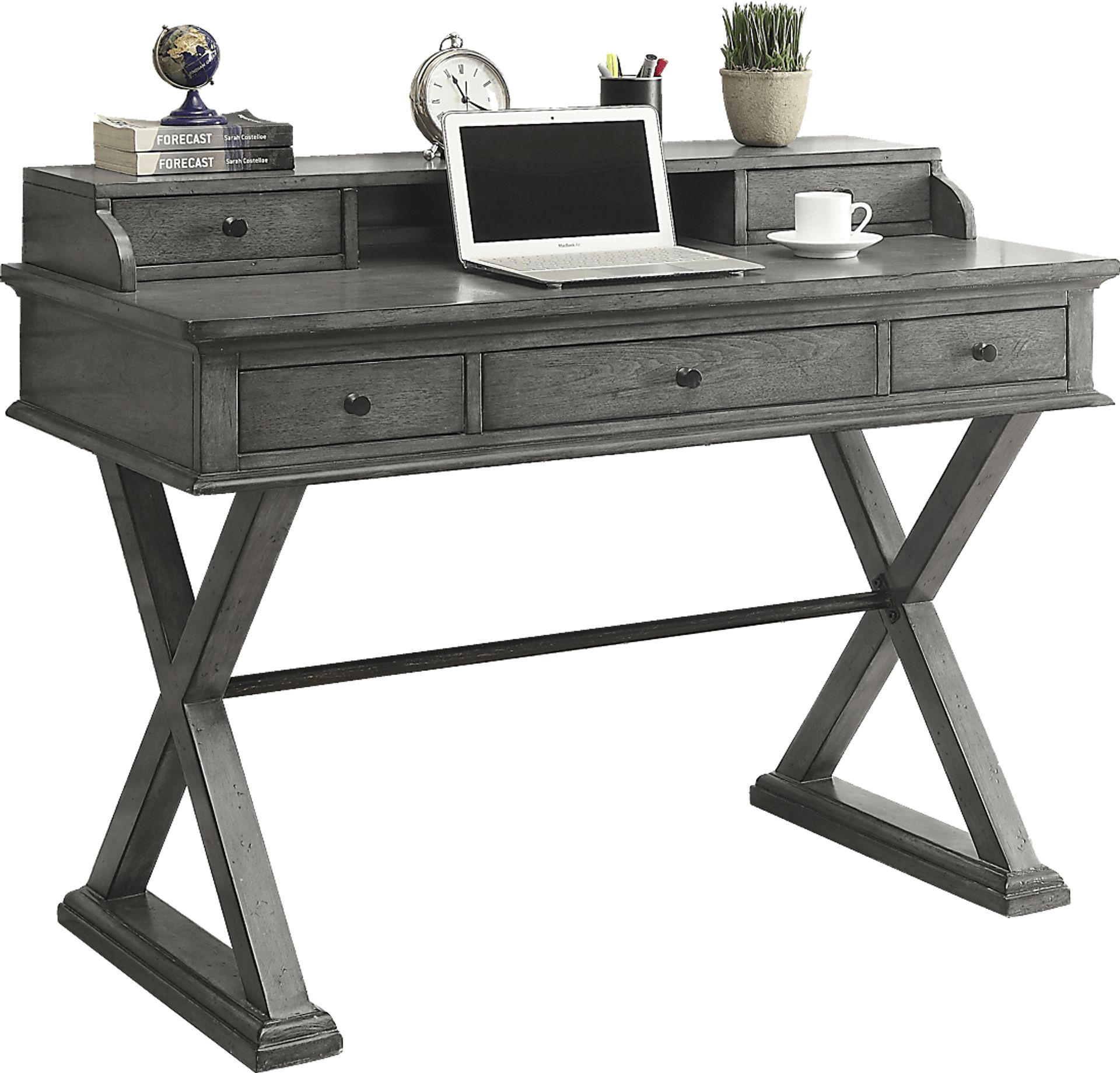 Port Morris Gray Desk - Image 1