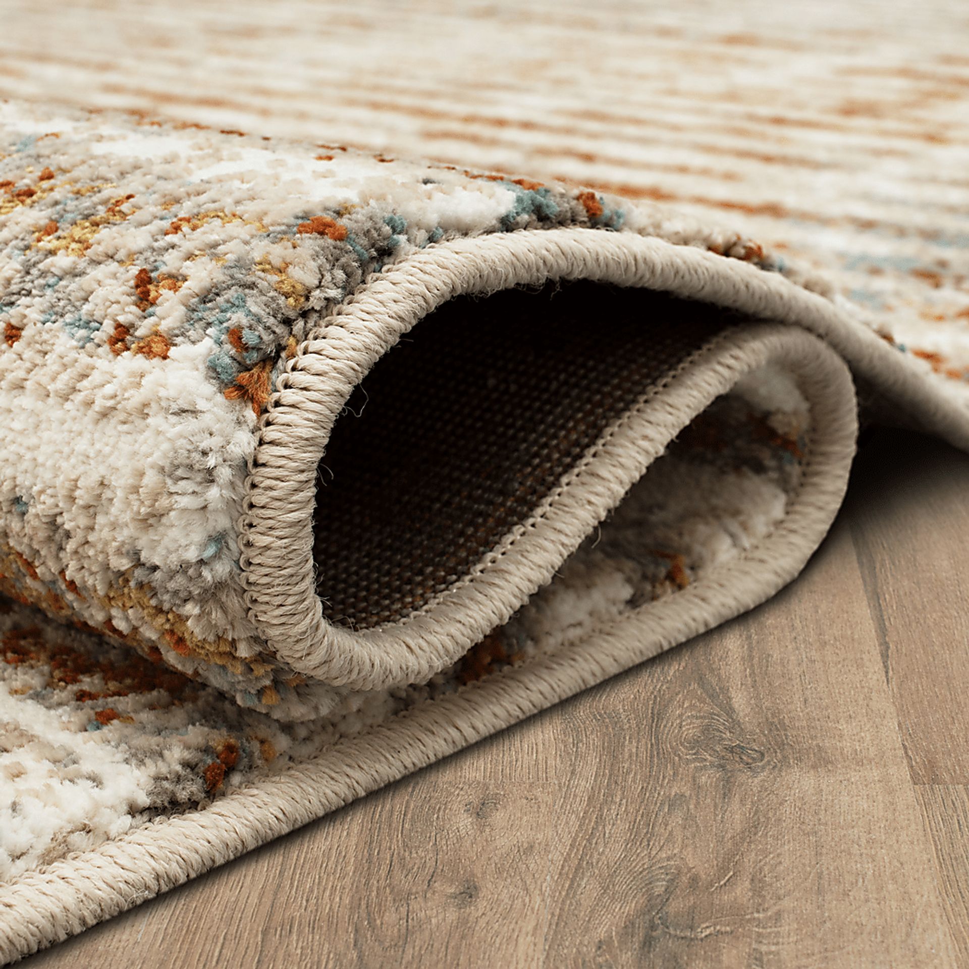Portden Tan 6'6 x 9'6 Rug - Image 5