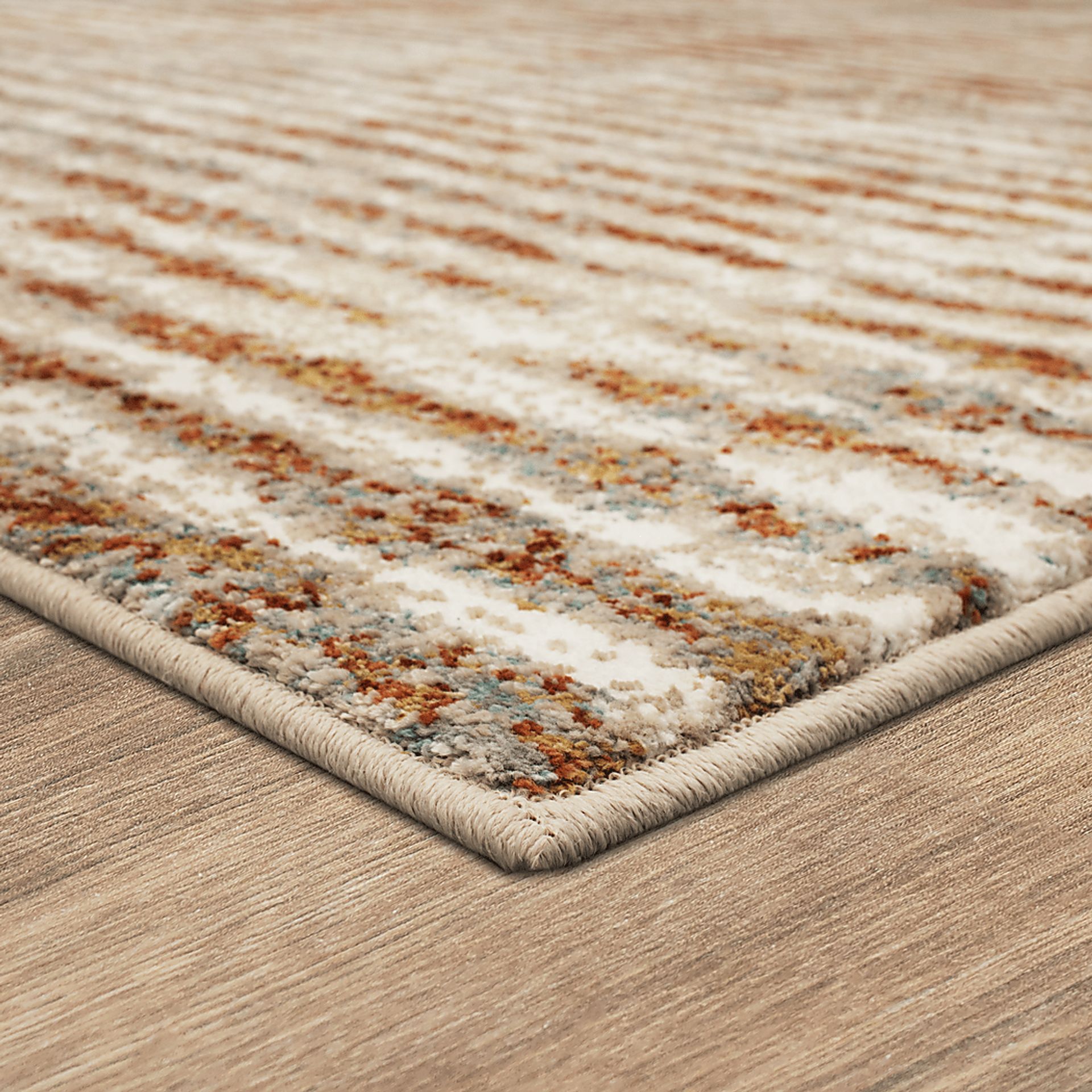 Portden Tan 6'6 x 9'6 Rug - Image 9