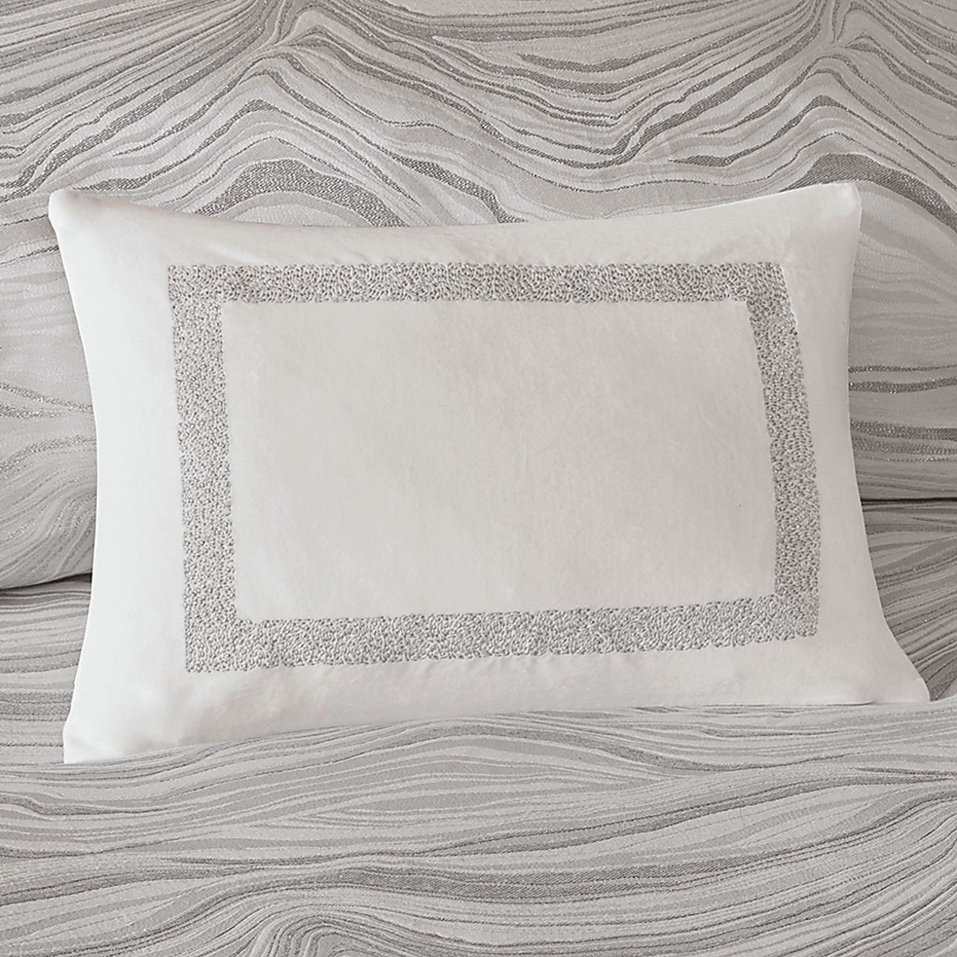 Porteous White 8 Pc Queen Comforter Set - Image 3
