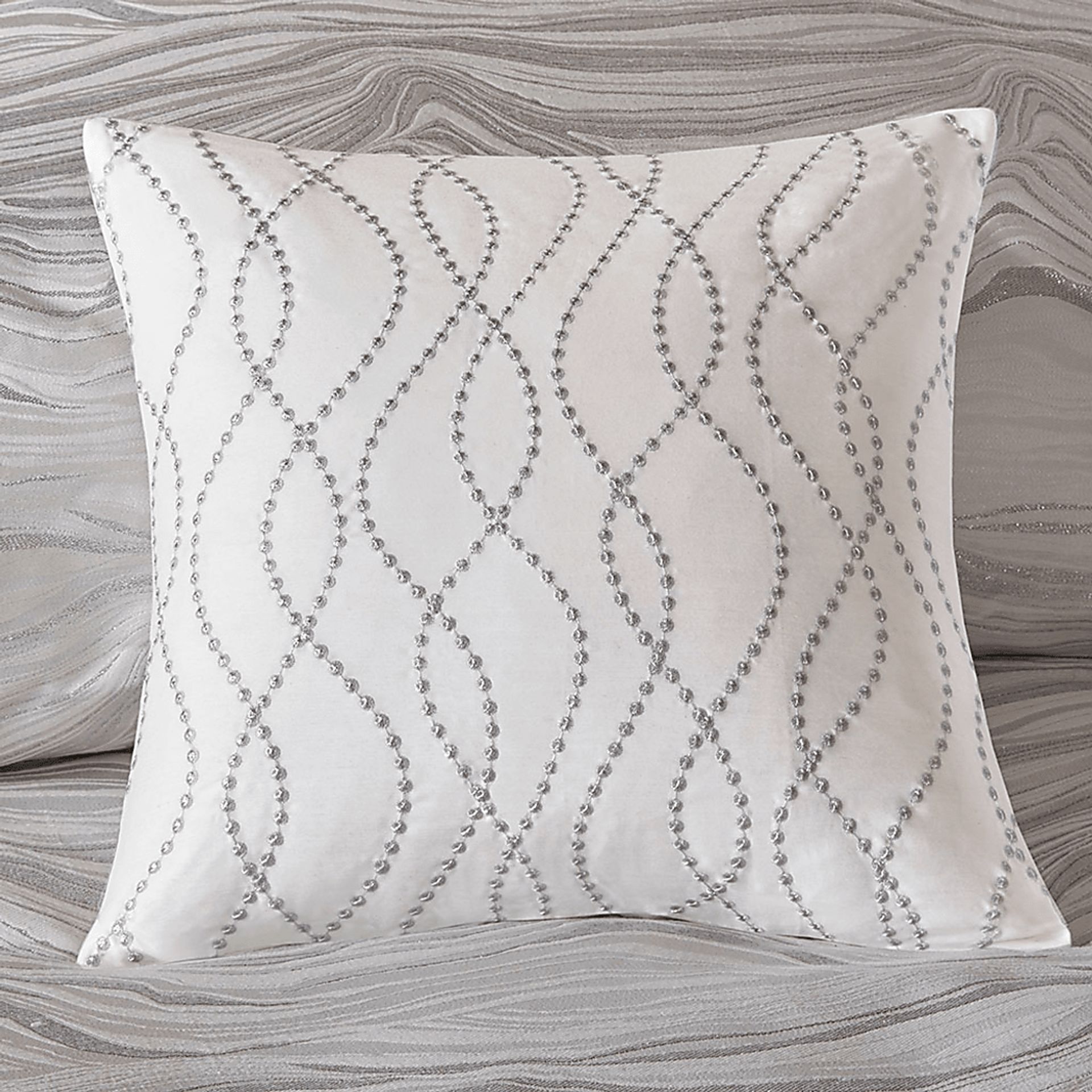 Porteous White 8 Pc Queen Comforter Set - Image 4