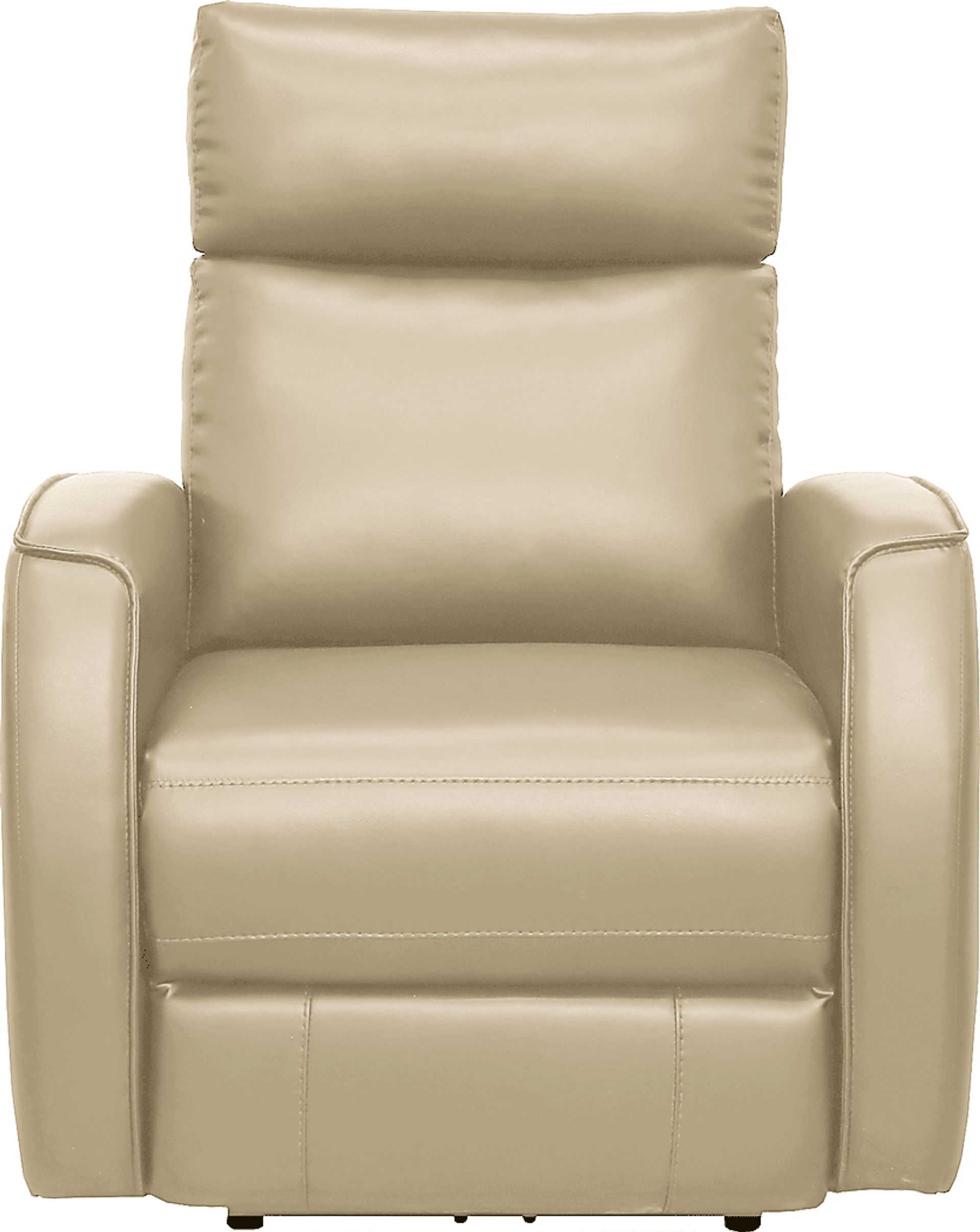Porter Lane Beige Dual Power Recliner - Image 1
