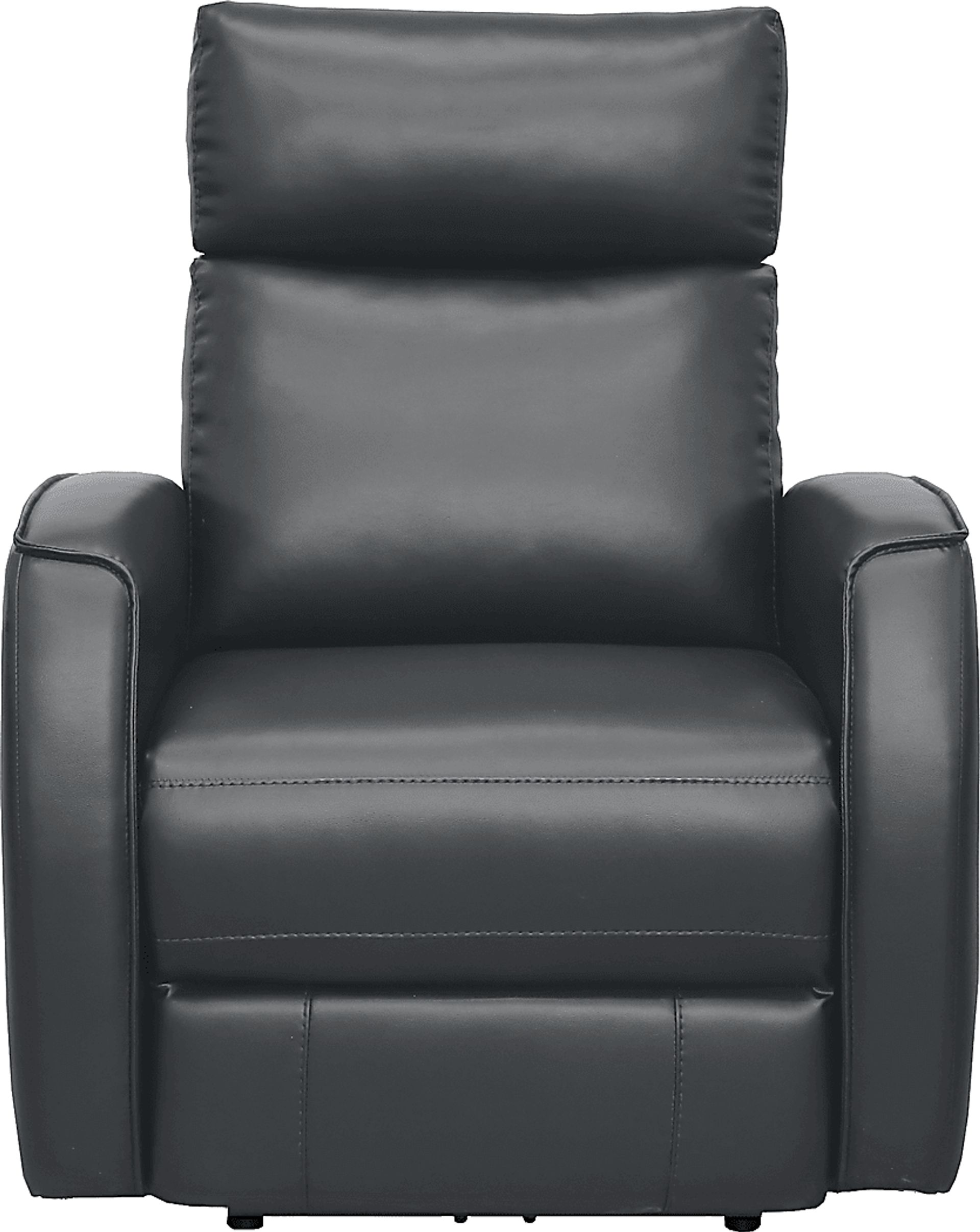 Porter Lane Gray Dual Power Recliner - Image 1