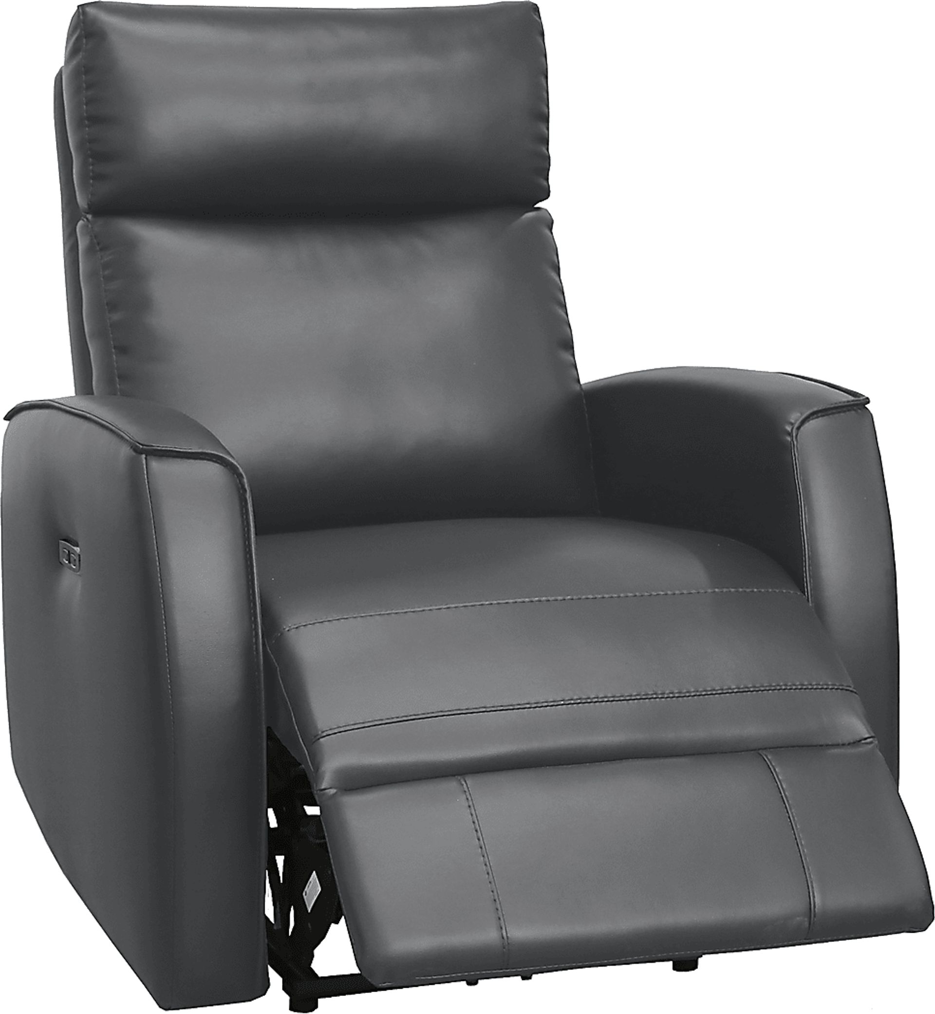 Porter Lane Gray Dual Power Recliner - Image 3