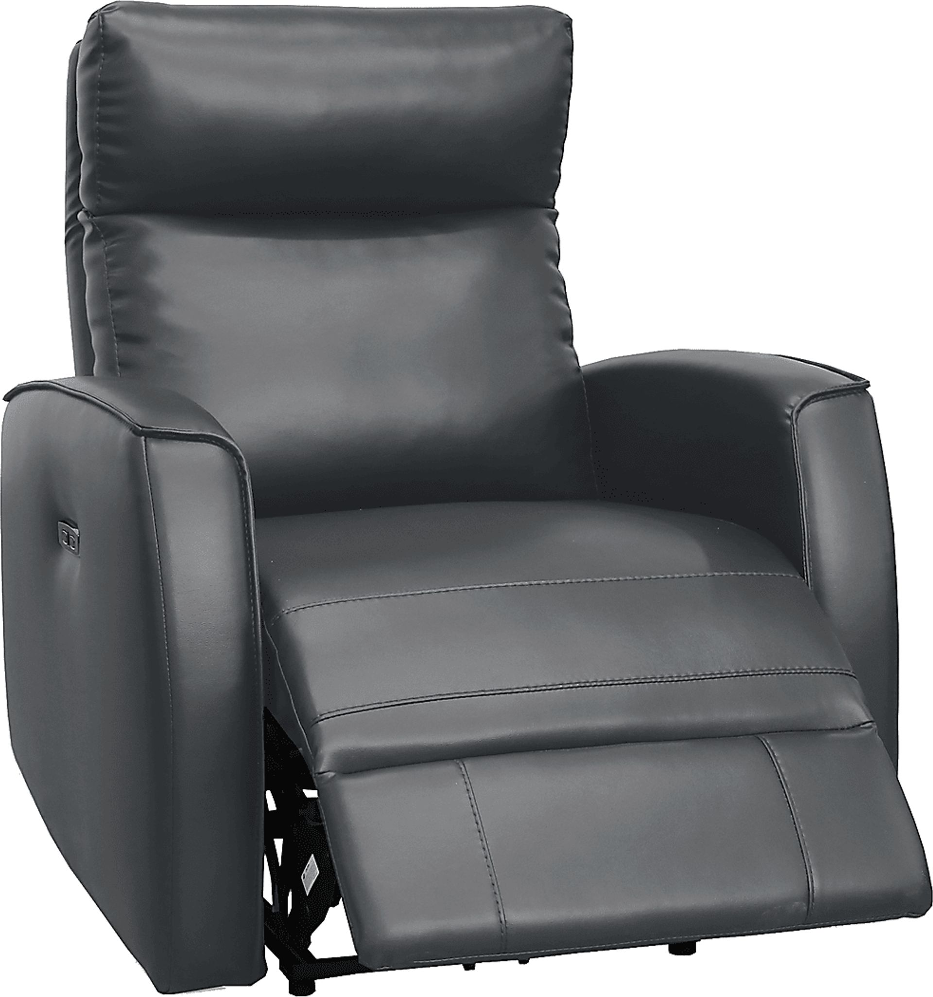 Porter Lane Gray Dual Power Recliner - Image 4
