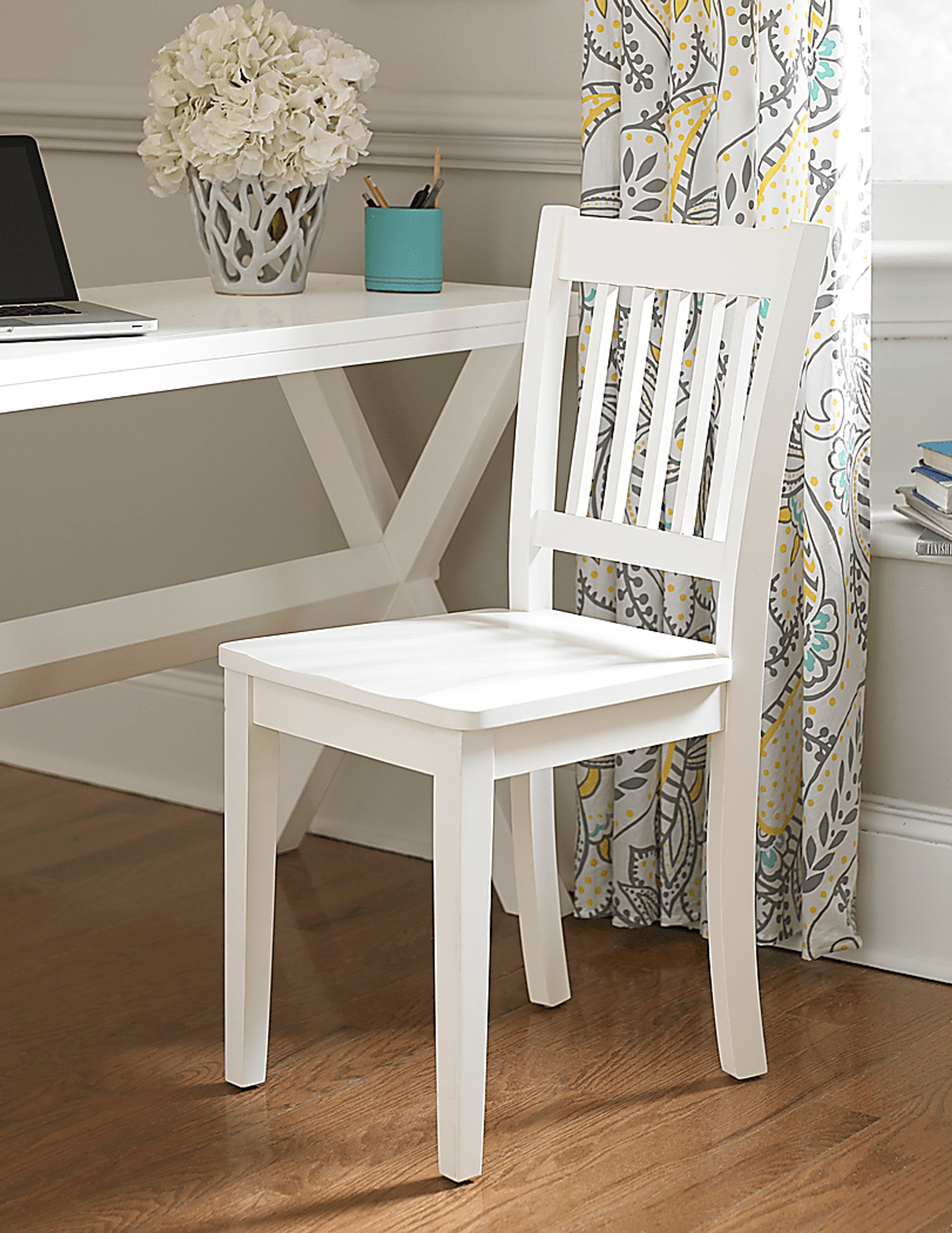 Porterfield White Desk Chair - Image 2