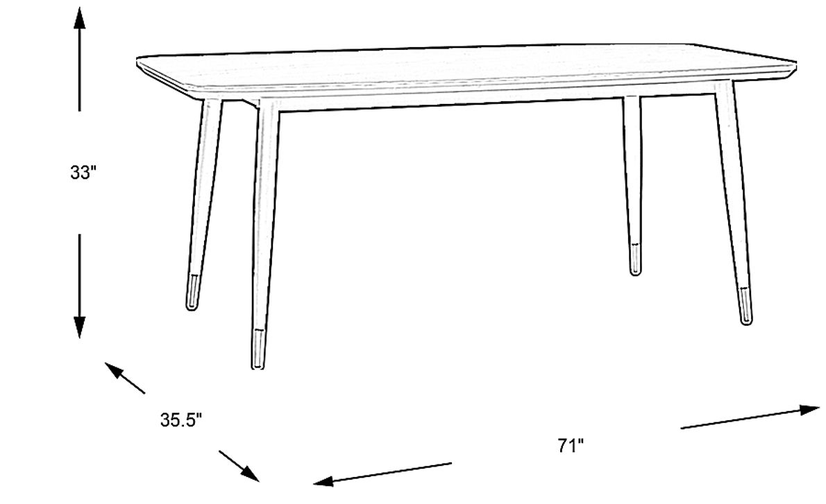 Portland Square Black Rectangle Dining Table Rooms To Go